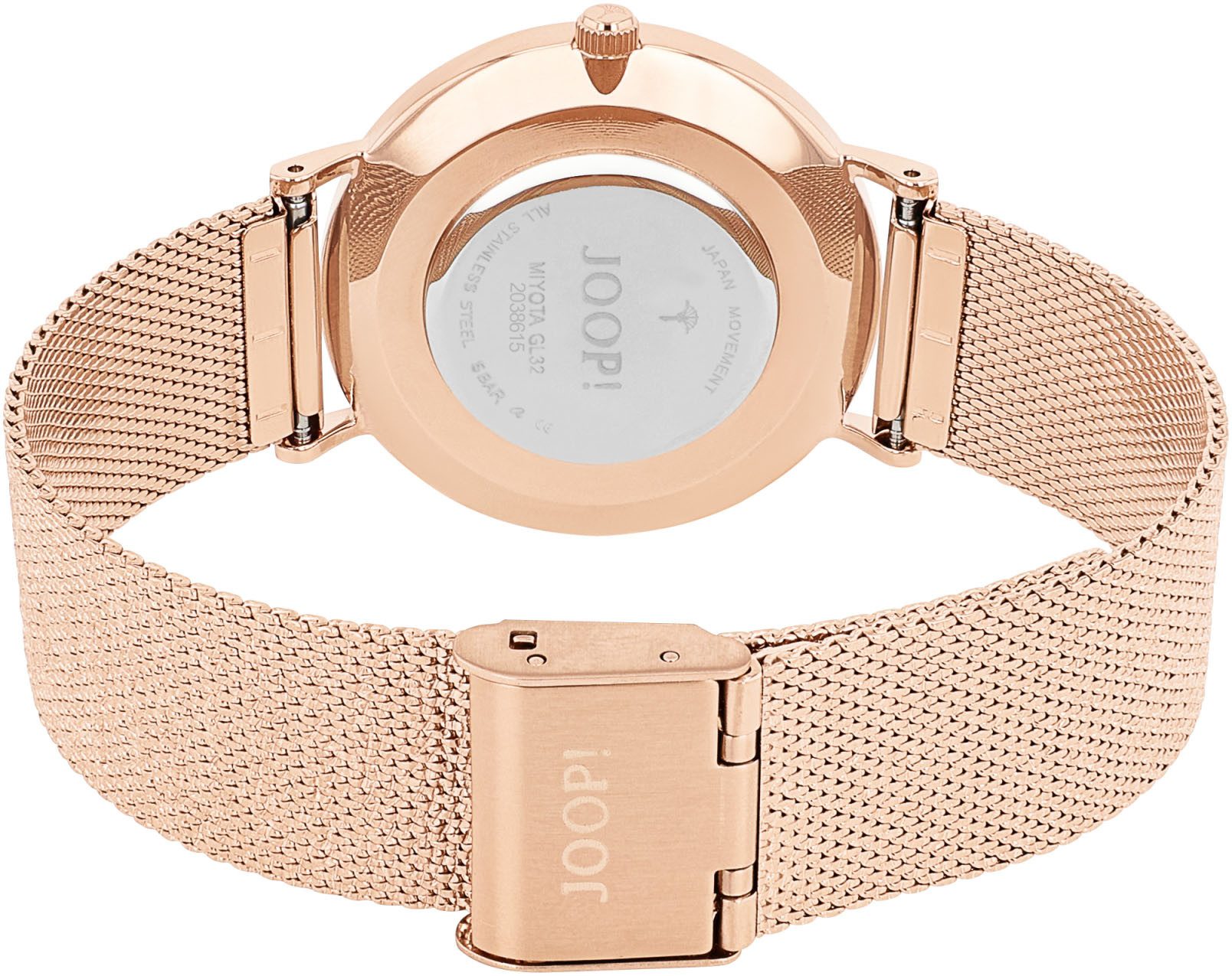 JOOP! Quarzuhr 2038615, Armbanduhr, Damenuhr, Edelstahlarmband günstig online kaufen