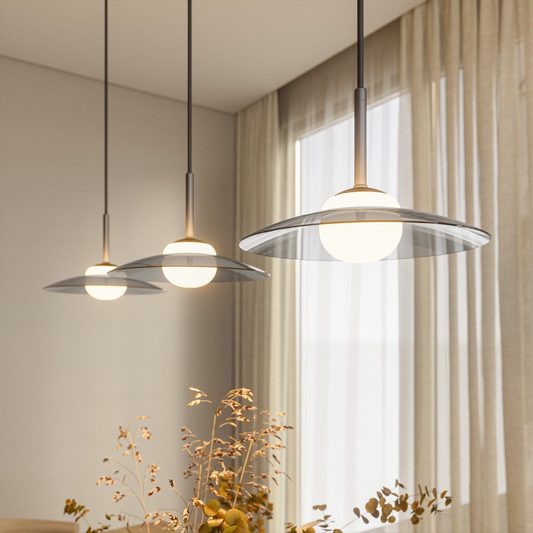 Neona LED Deckenleuchte OLIA, TRIAC dimmbar (per Wanddimmschalter), LED fest integriert, Warmweiß