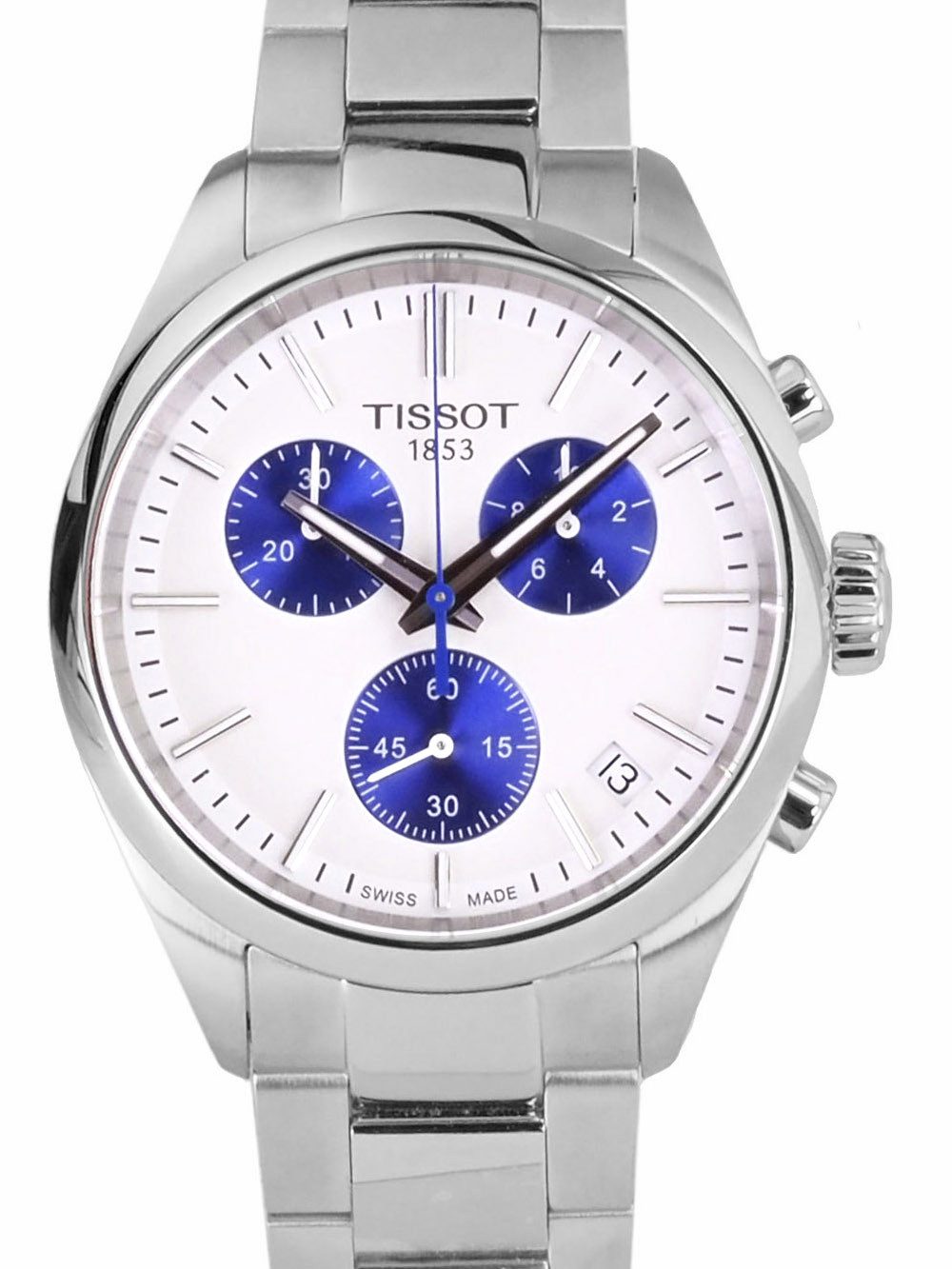 Tissot Chronograph Swiss Made T1504171101100 Herren Uhr 40 mm Ø PR 100