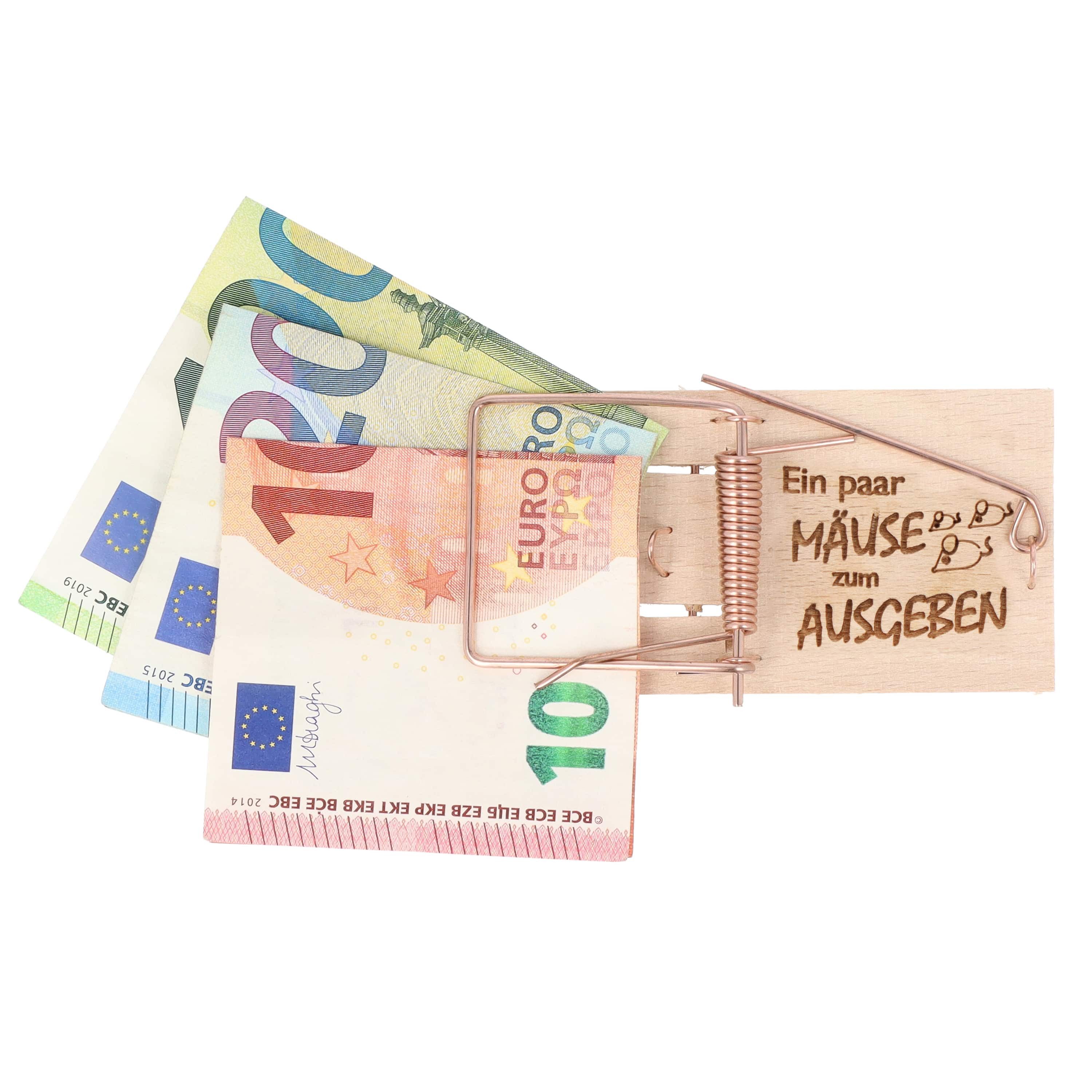 Spruchreif® Spardose Mausefalle Geldgeschenk · Mausefalle günstig online kaufen