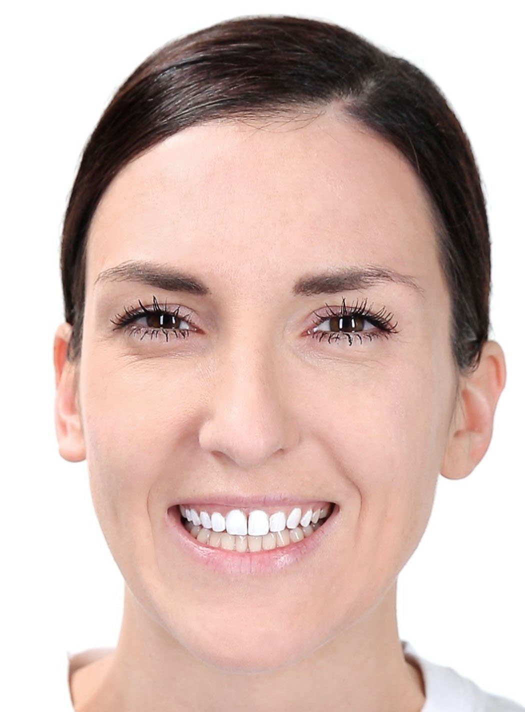 Maskworld Kostüm Zahnlack weiß 10ml Pinselflasche, Profi-Schminkzubehör für spektakuläre Effekte