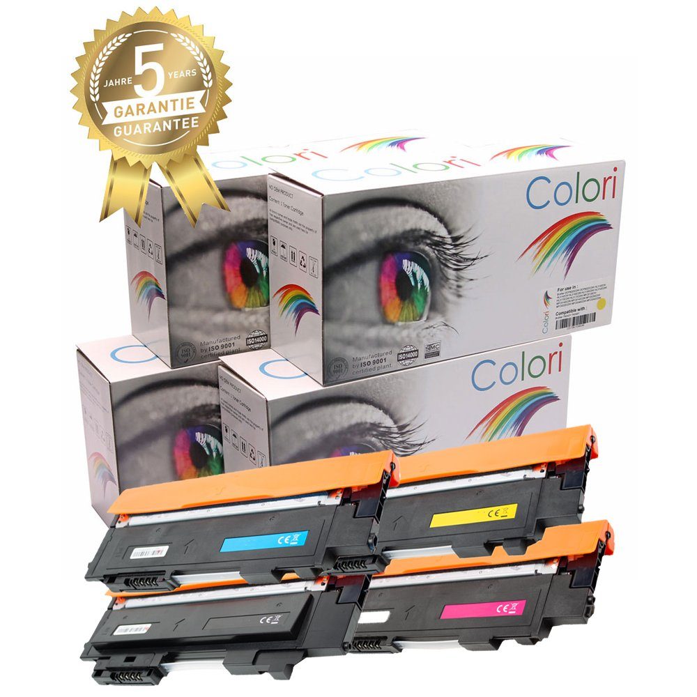 Colori Tonerkartusche, Kompatibles Set 4x Toner für HP 117A W2070A - W2073A für HP Color Laser 150 150a 150nw MFP 178 178nw 178nwg 179 179fnw 179fwg von Colori