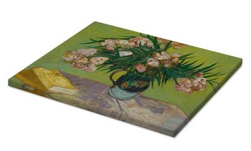Posterlounge Leinwandbild Vincent van Gogh, Stillleben mit Oleander, 1888, Wohnzimmer Malerei