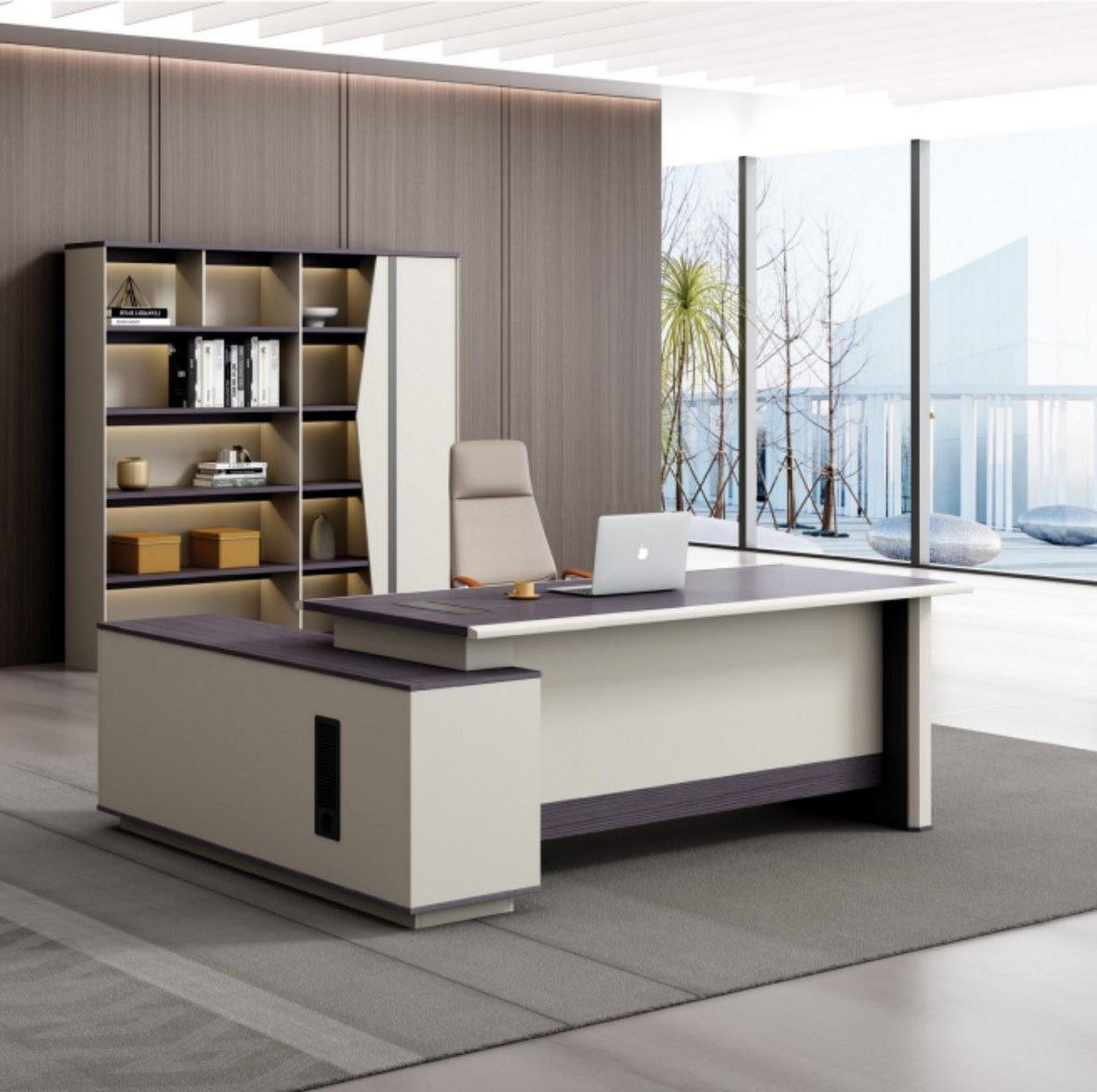 JVmoebel Eckschreibtisch Luxus Designer Arbeits Schreib Büro Tisch Möbel für Home Office (Eckschreibtisch), Made in Europa