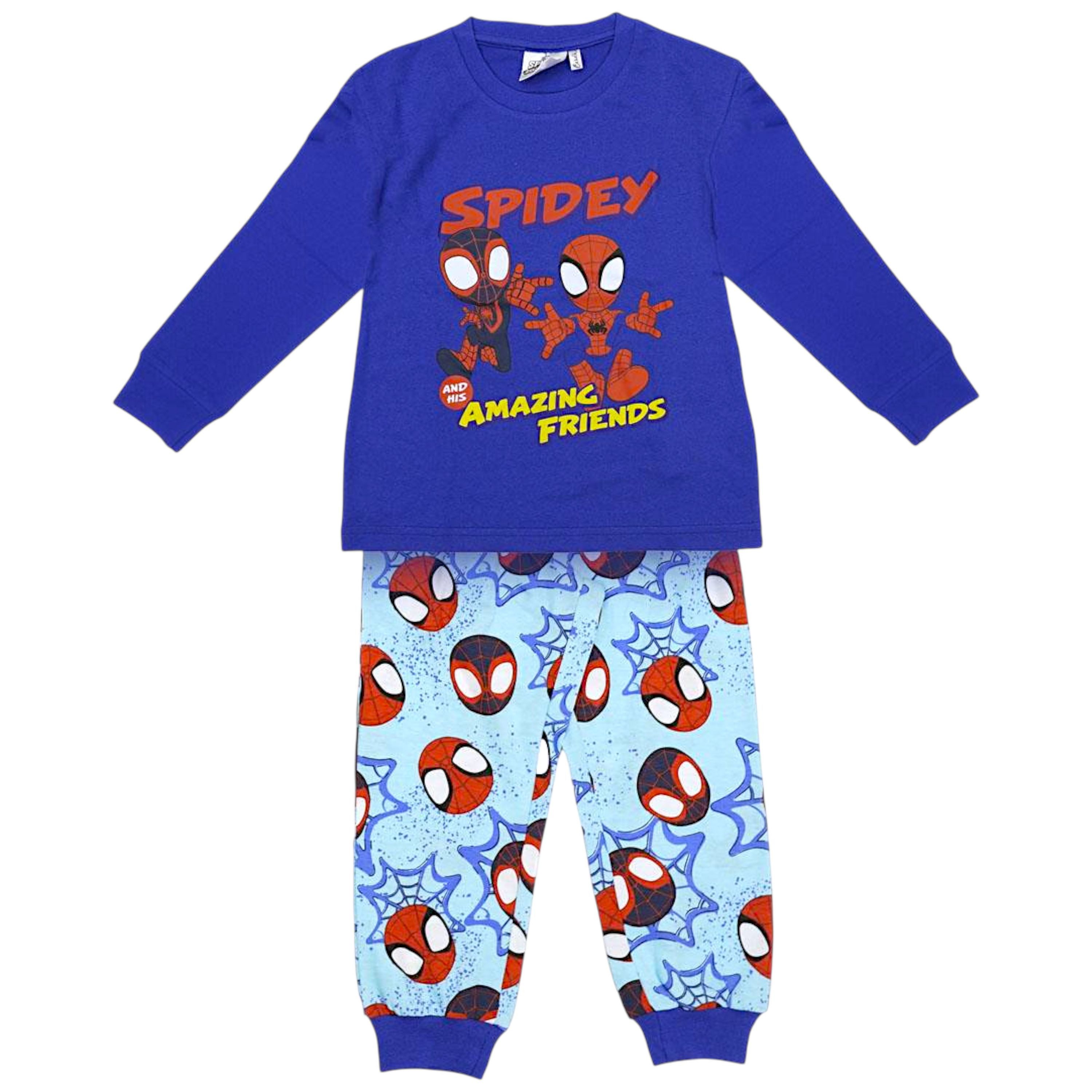 Cerdá Schlafanzug Spidey and his Amazing Friends (2 tlg) Jungen Pyjama langarm Gr. 98 - 116 cm