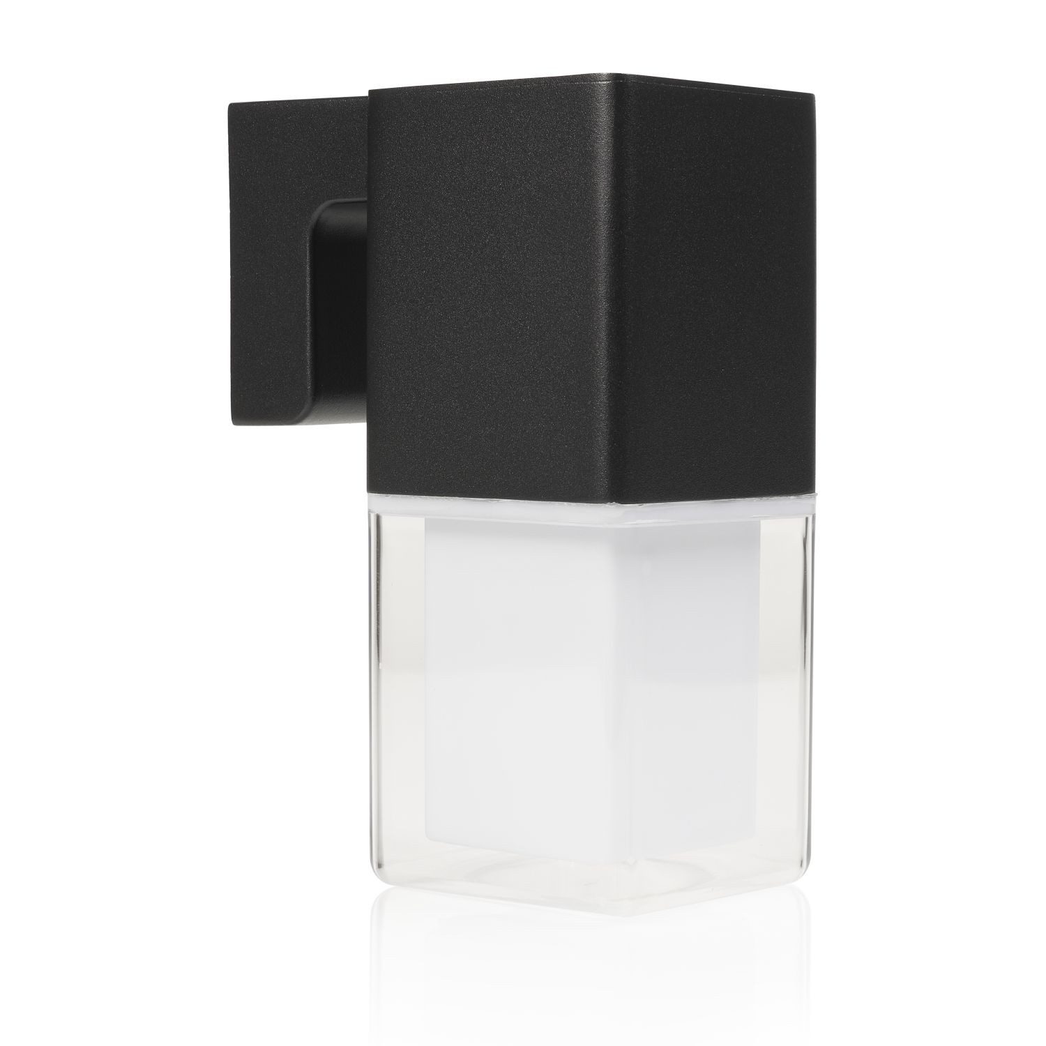 smartwares Außen-Wandleuchte Smartwares OOL-50016 Black Außenwandleuchte - Nachhaltige LED - Alumin, LED Aluminium