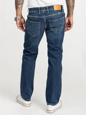 Rock Creek Regular-fit-Jeans Herren Jeans Stonewashed Blau RC-2402