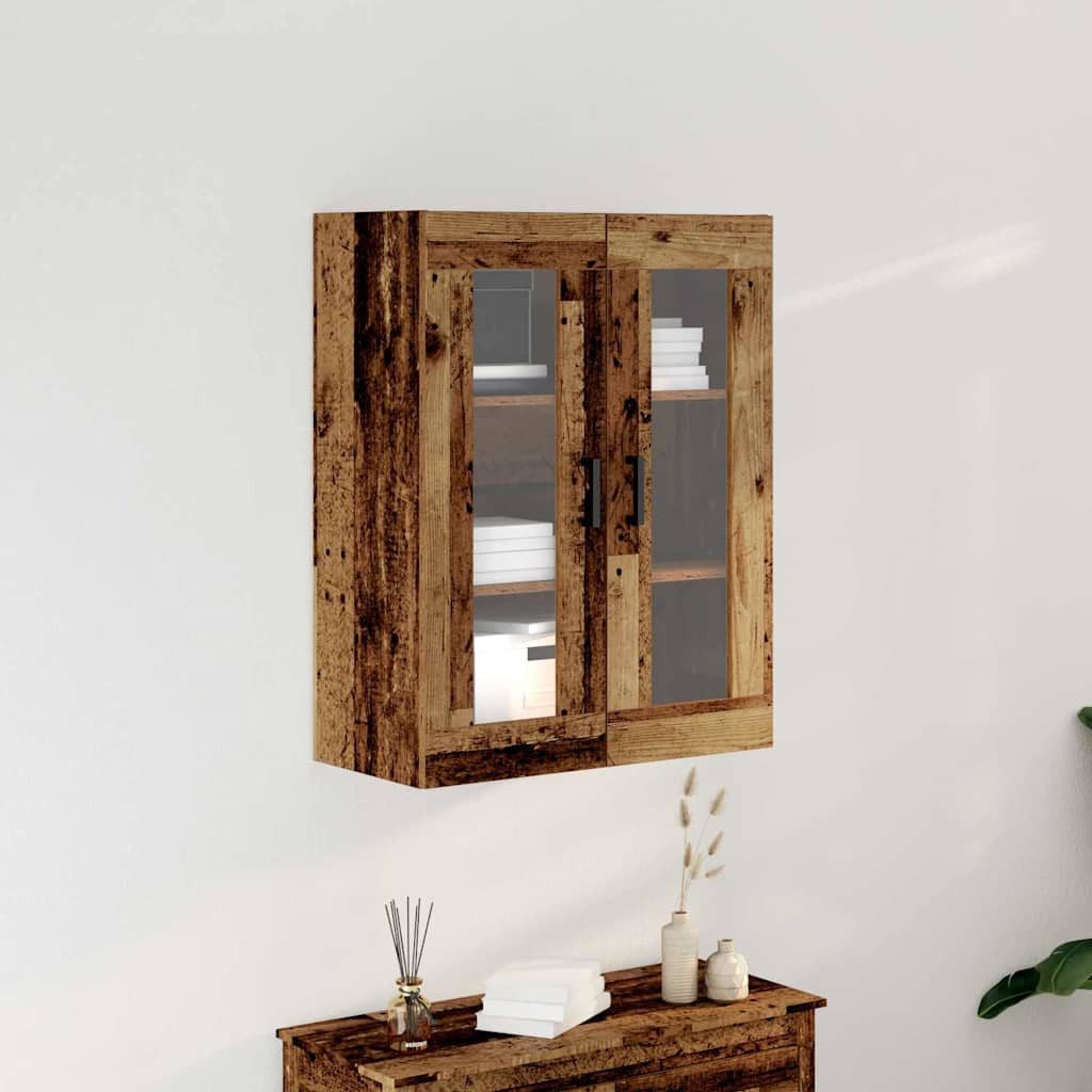 vidaXL Hängeschrank Wandschrank Altholz 69,5 x 34 x 90 cm Holzwerkstoff (1-St)