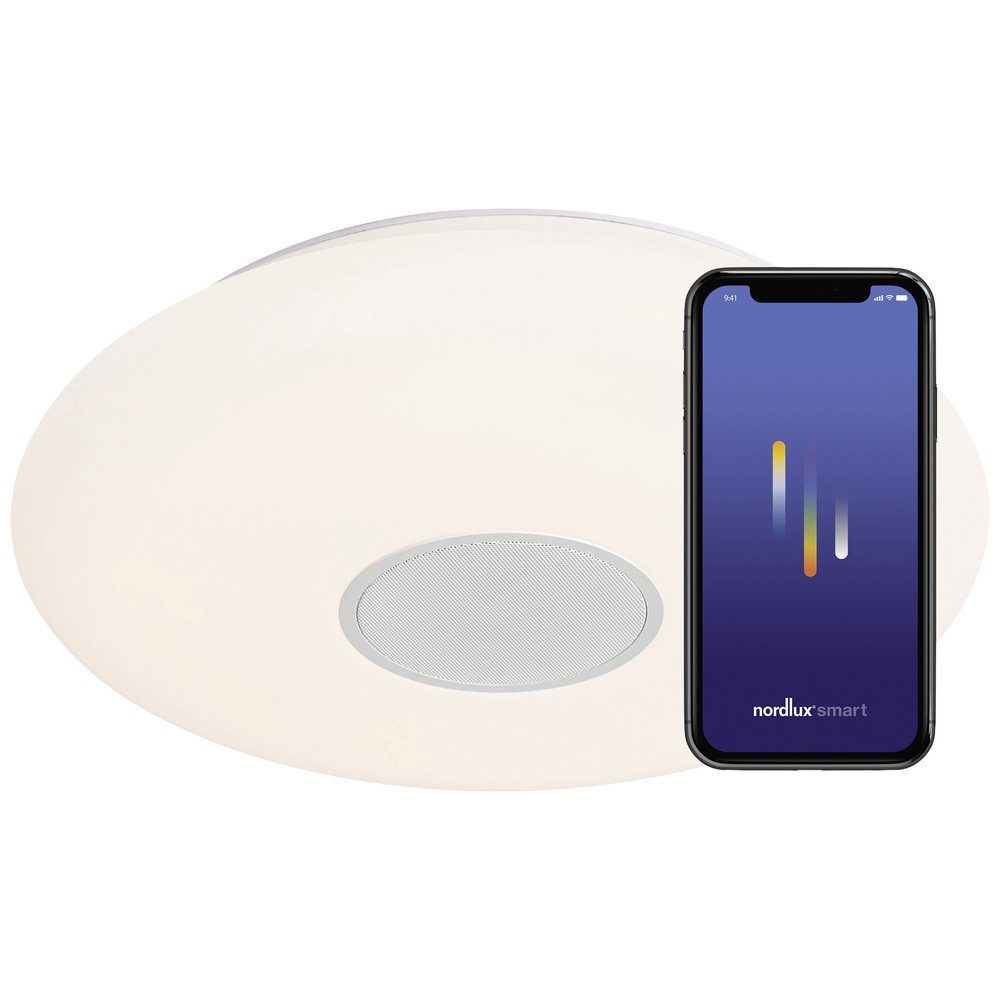 Nordlux Deckenleuchte Nordlux 2110886101 Djay 40 Smart LED-Deckenleuchte LED LED 21 W Weiß