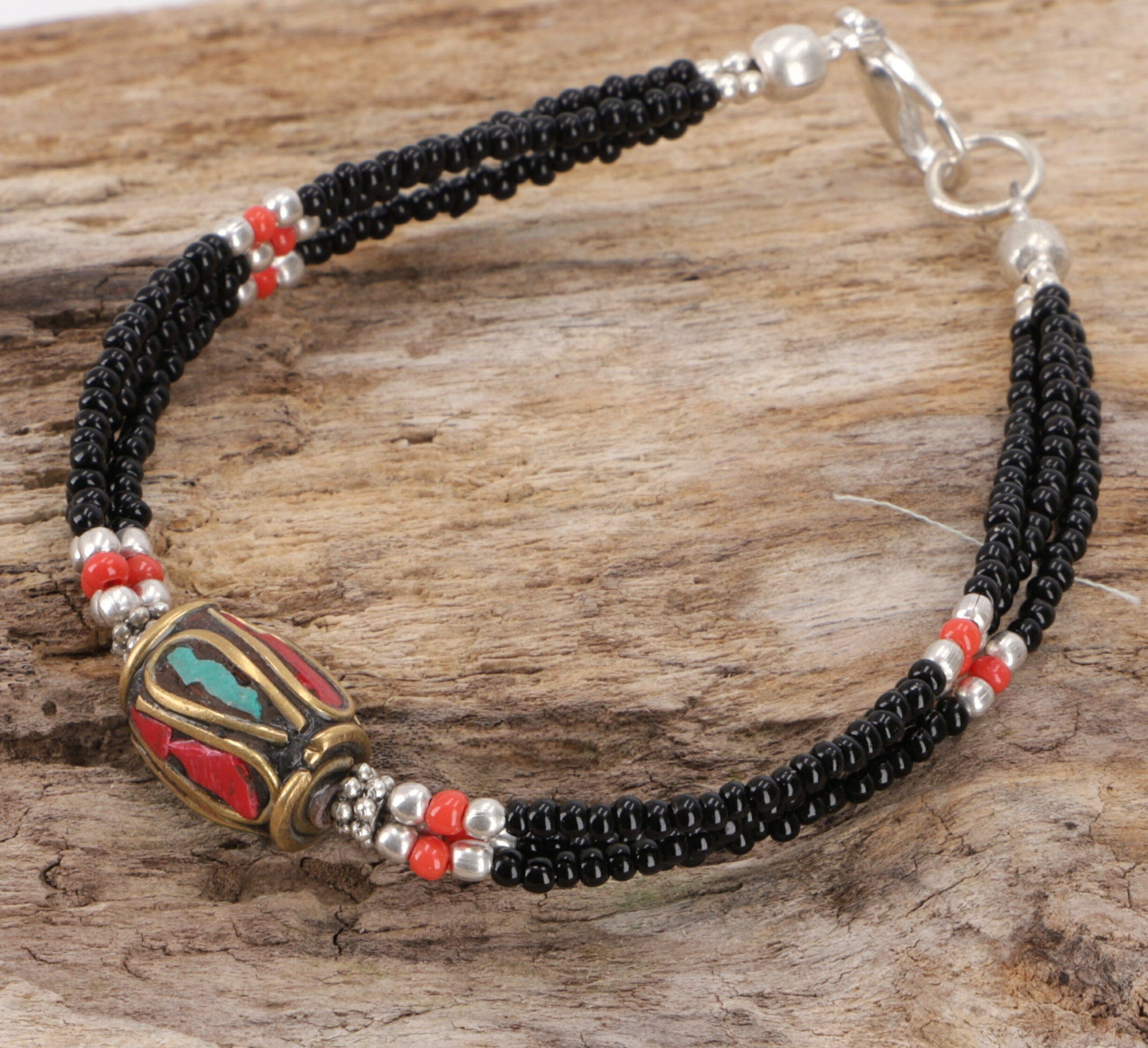 Guru-Shop Armreif Tibetschmuck Perlenarmband, Ethnoarmband,.. günstig online kaufen