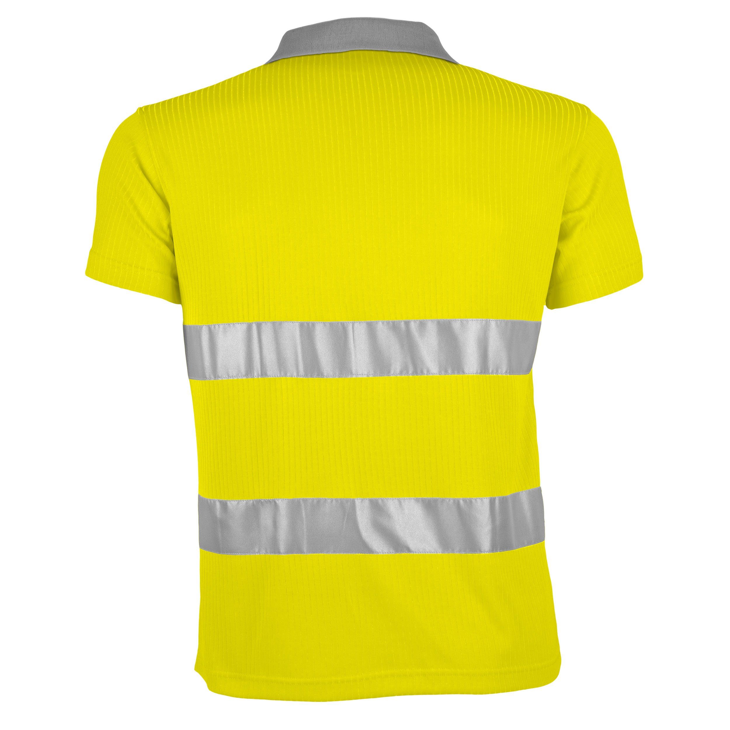 QUALITEX HIGH QUALITY PROfessionals Poloshirt Warnschutz-Arbeitsshirt signal warngelb WORKWEAR für