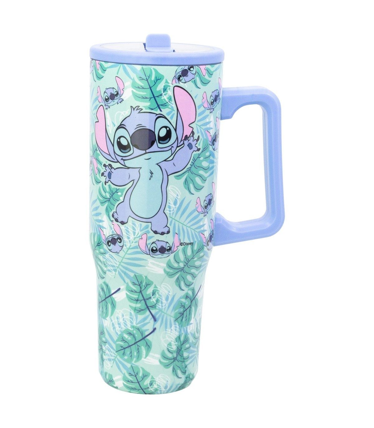 Disney Thermobecher Lilo & Stitch Sipper Mug 920 ml Thermo Trinkbecher mit Griff, Edelstahl