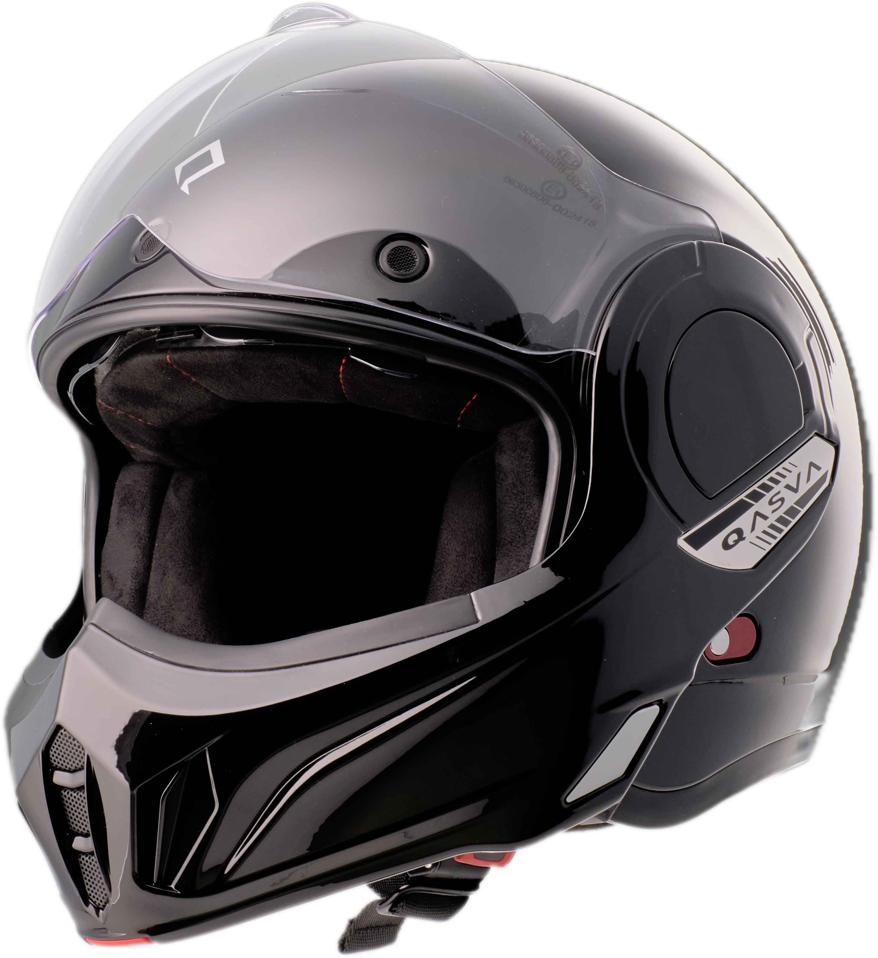Burnout Motorradhelm Flipback Vortex Onyx