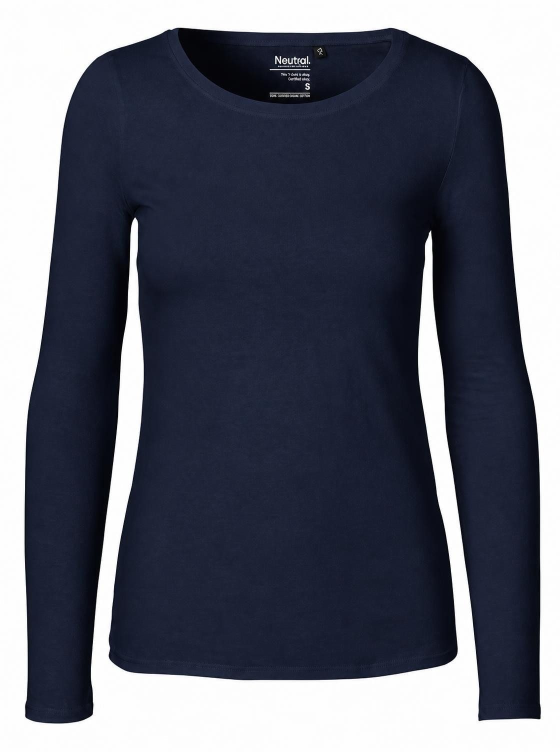 Neutral Langarmshirt Damen Long Sleeve T-Shirt / 100% Fairtrade-Baumwolle
