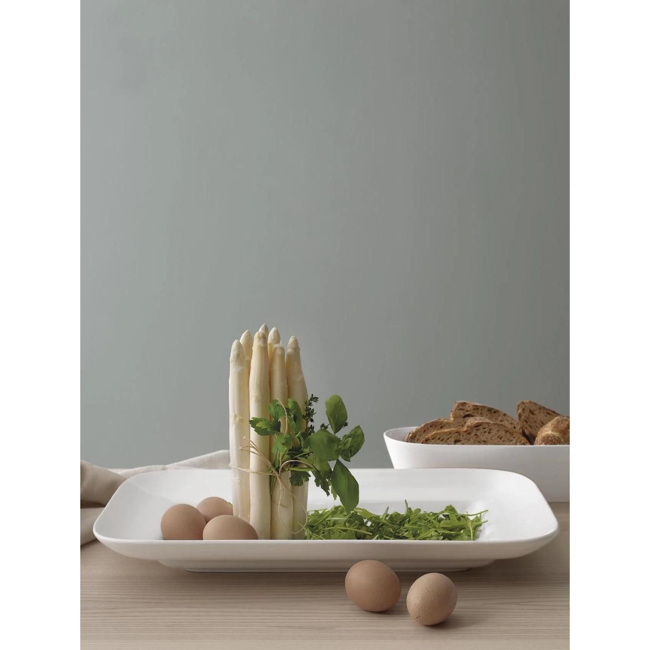 ASA SELECTION Servierplatte Asa Servierplatte Grande Rechteckig Weiß (45x30,5cm)