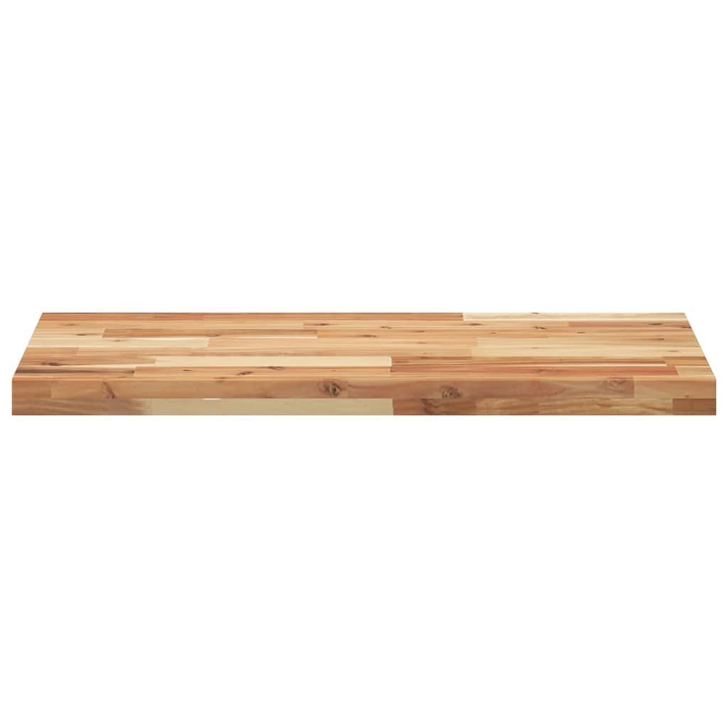 vidaXL Badezimmerspiegelschrank Waschtischplatte Ölbeschichtung 140x40x4 cm Massivholz (1-St)