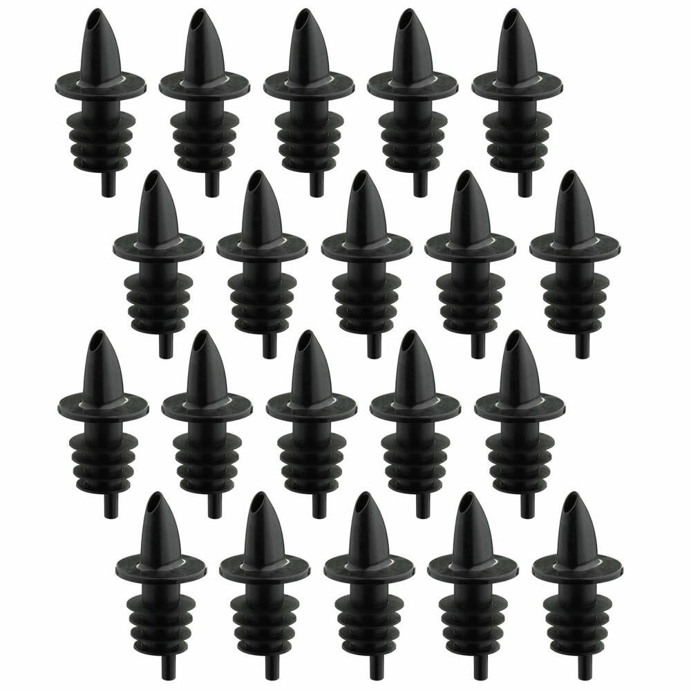 WESTMARK Flaschenausgießer 20 Stk., Essig-/Öl-Ausgießer für Flaschen, Dosierer mit Luftröhrchen