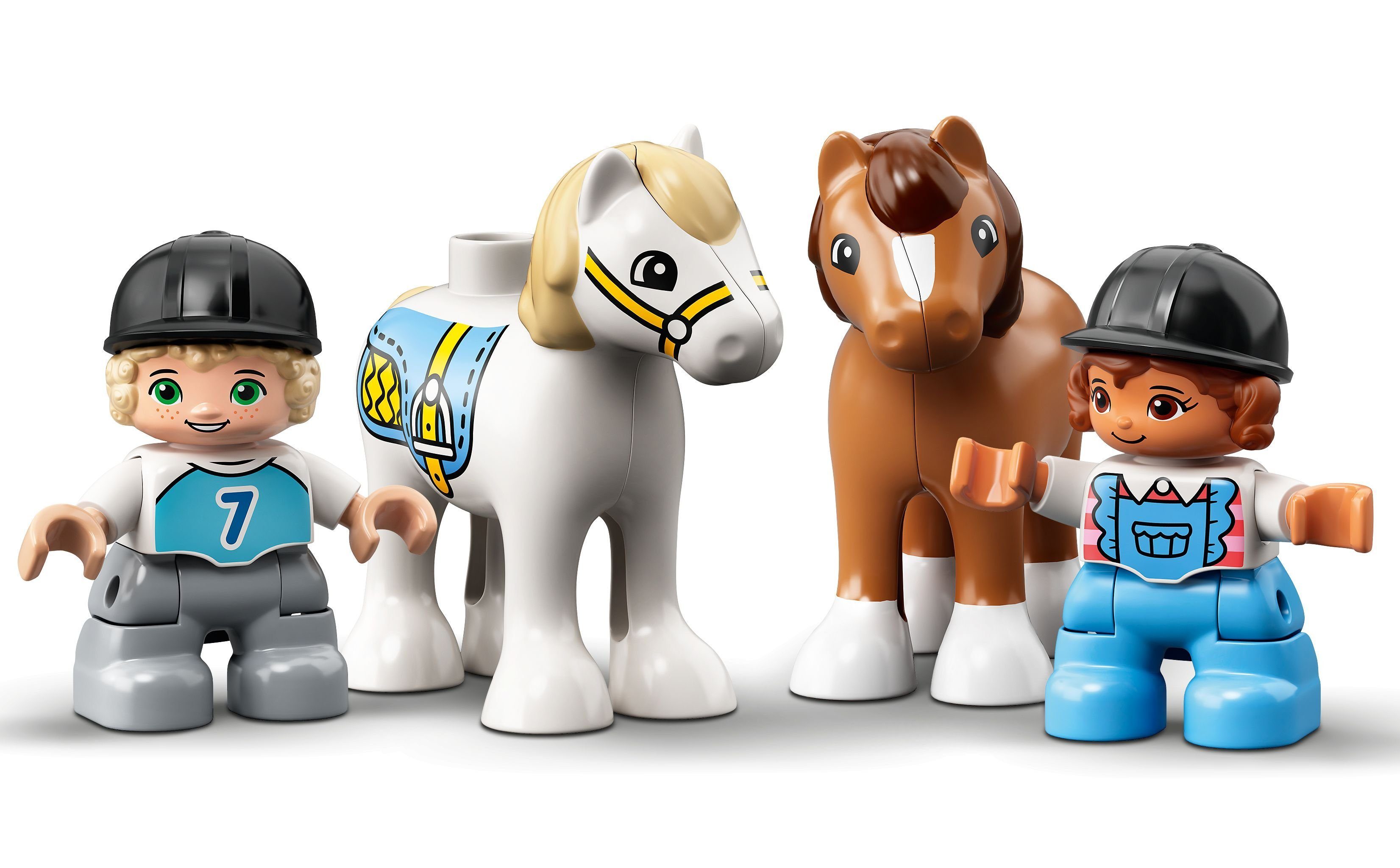 - und (Set, Pferdestall DUPLO® LEGO® 65 LEGO® St) Ponypflege, Konstruktionsspielsteine