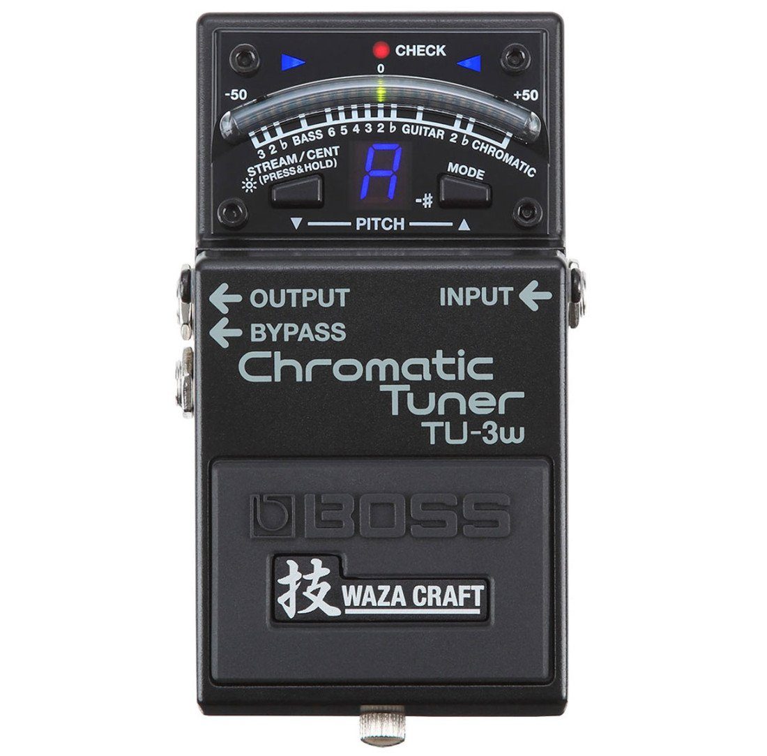 Boss by Roland Stimmgerät Boss Stimmgerät TU-3W Waza mit Kabel, Vorteils-Set mit Klinkenkabel