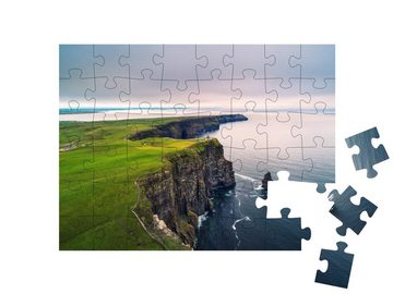 puzzleYOU Puzzle Wilde Cliffs of Moher, Irland, 48 Puzzleteile, puzzleYOU-Kollektionen Irland
