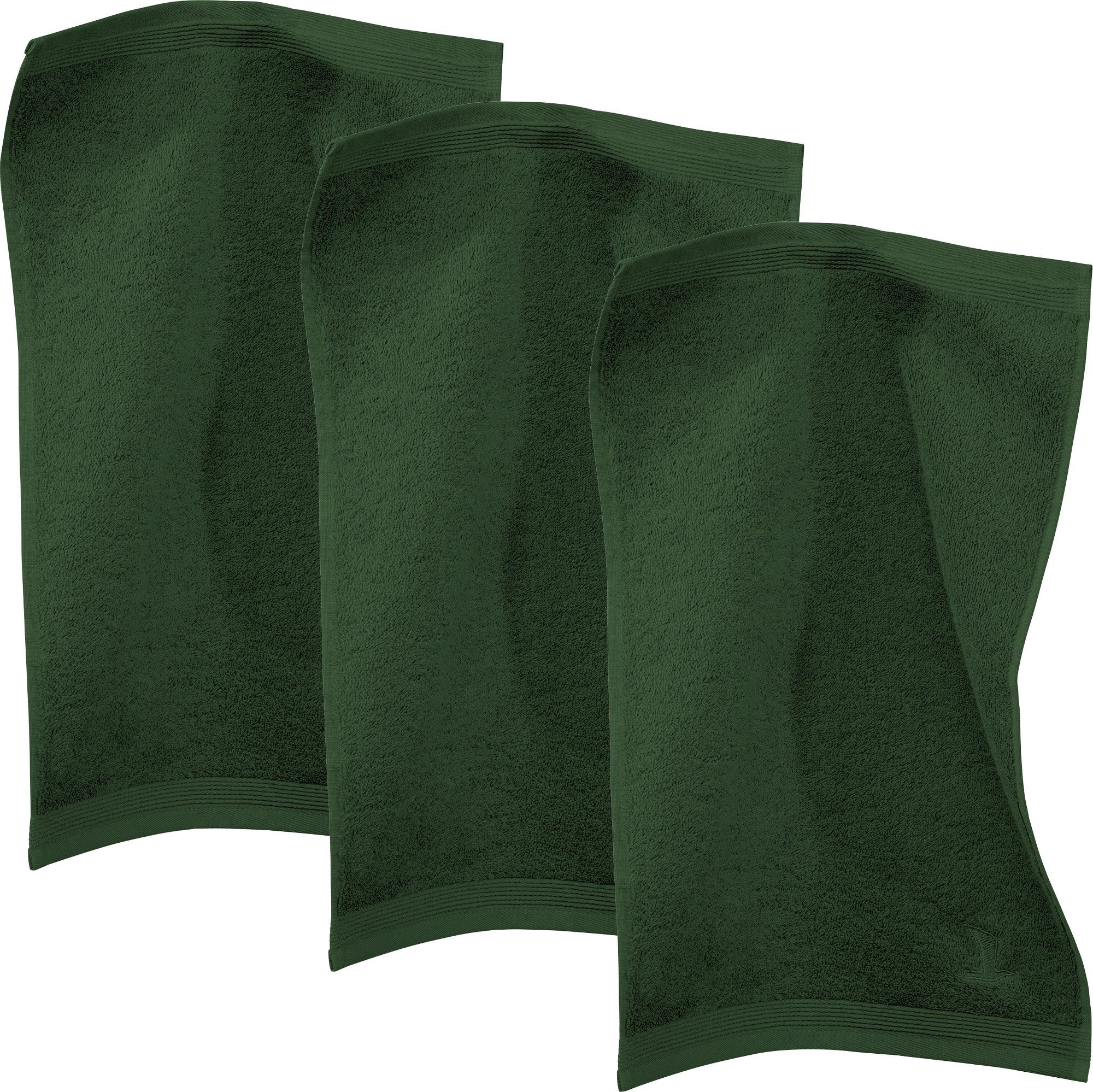 Möve Gästehandtuch Gästetuch "Superwuschel" 3er-Pack, Frottier, Walk-Frotti günstig online kaufen