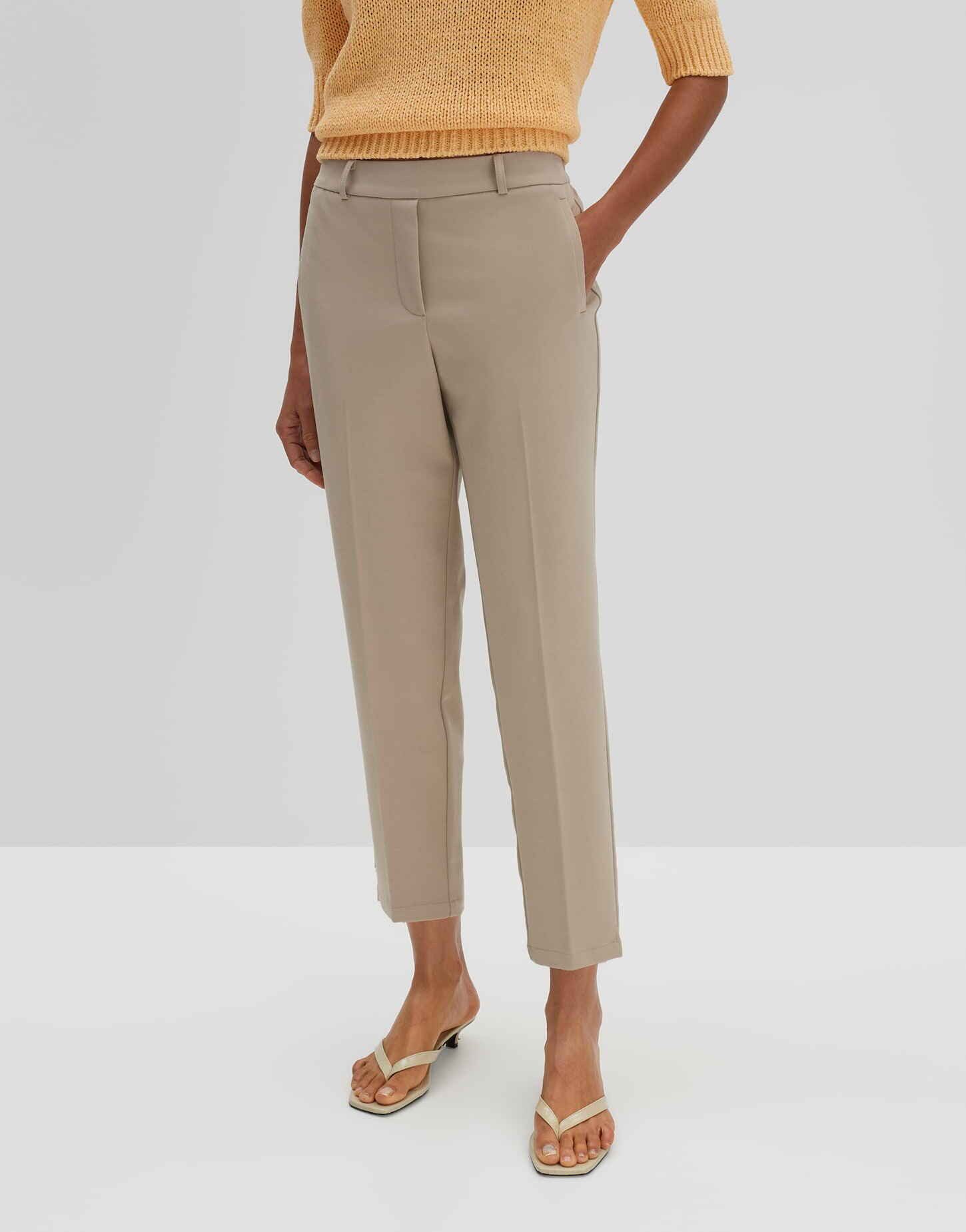 Schlupfhose CHARLIE DETAIL aus Twill Jersey