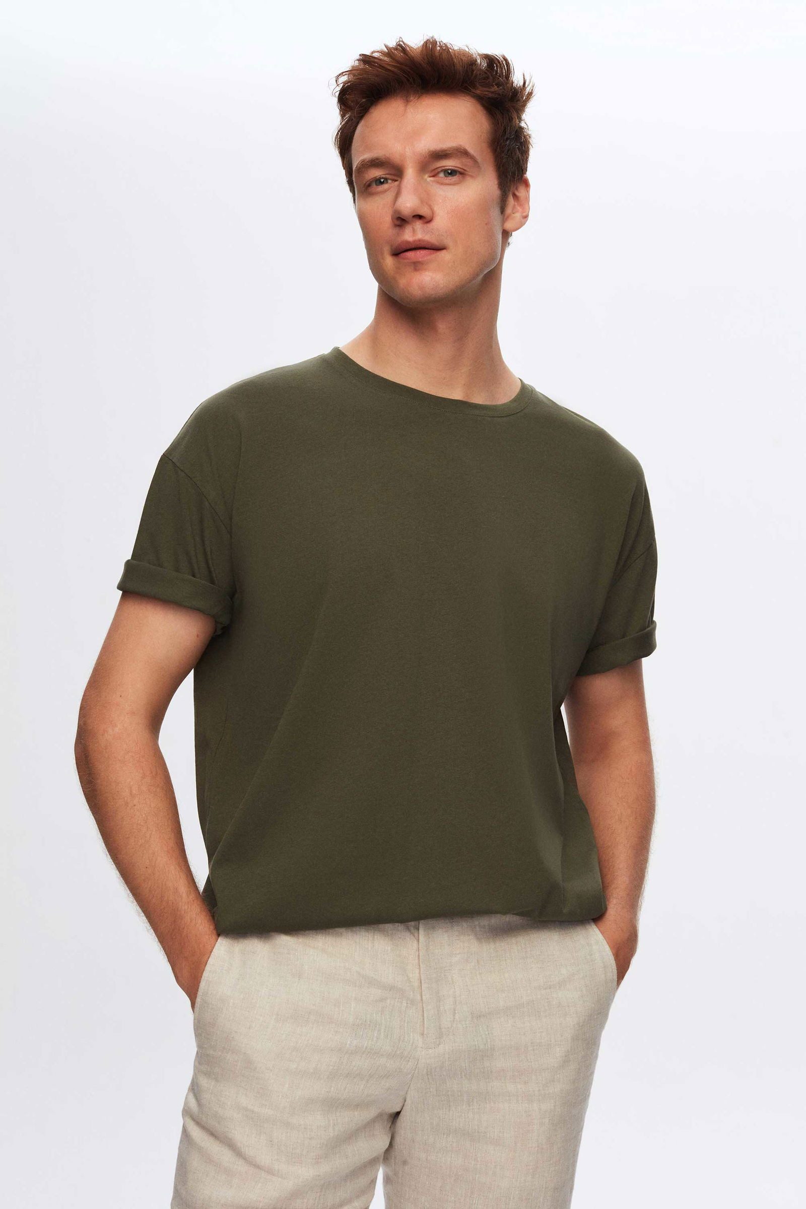D'S DAMAT T-Shirt Ds Groom Comfort T-Shirt aus 100 % Baumwolle