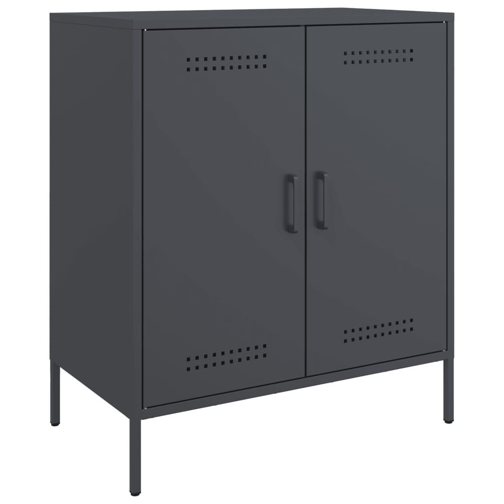 vidaXL Sideboard Sideboard Anthrazit 68x39x79 cm günstig online kaufen