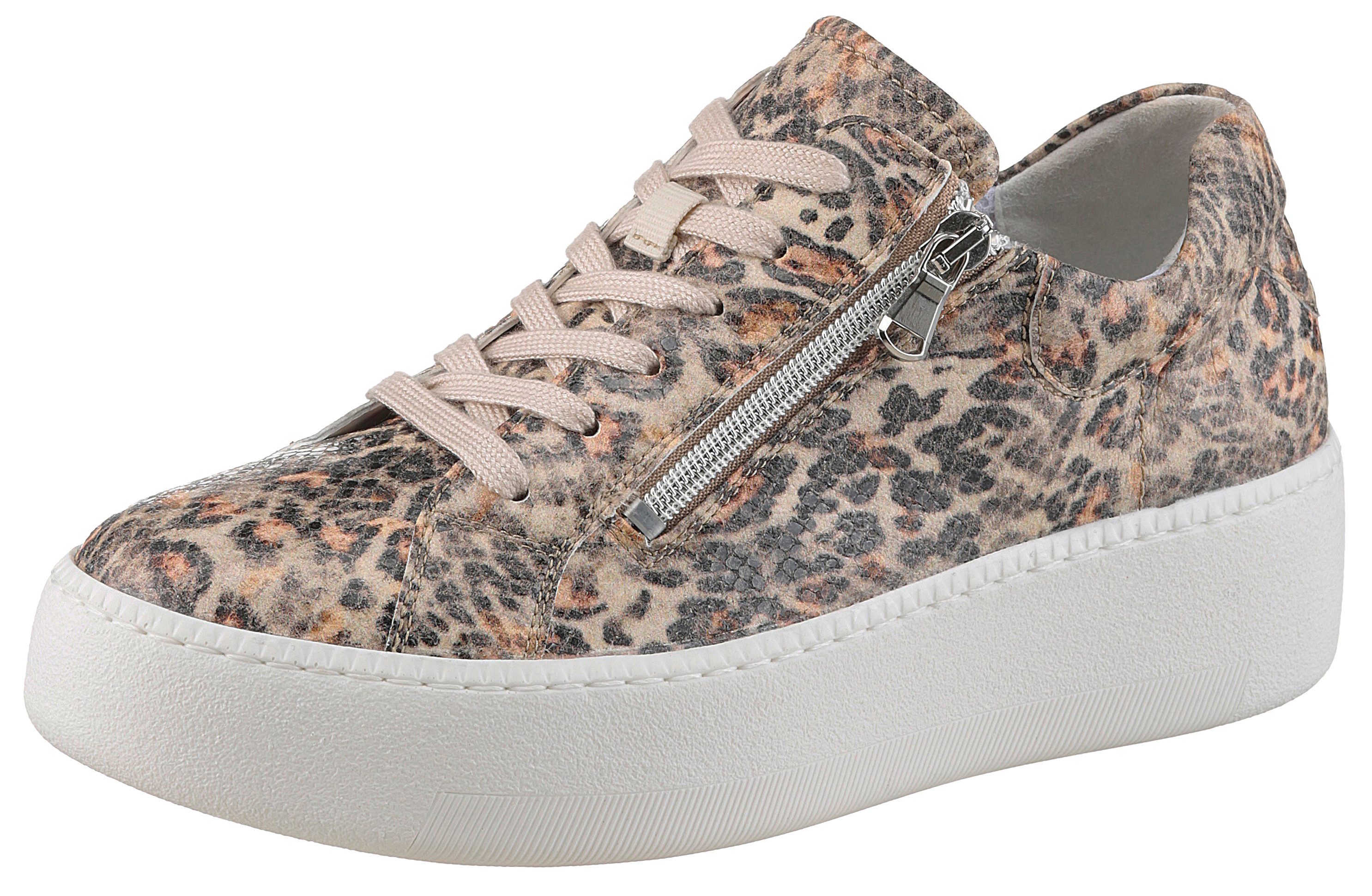 Waldläufer Plateausneaker, Freizeitschuh, Halbschuh, Schnürschuh mit seitli günstig online kaufen