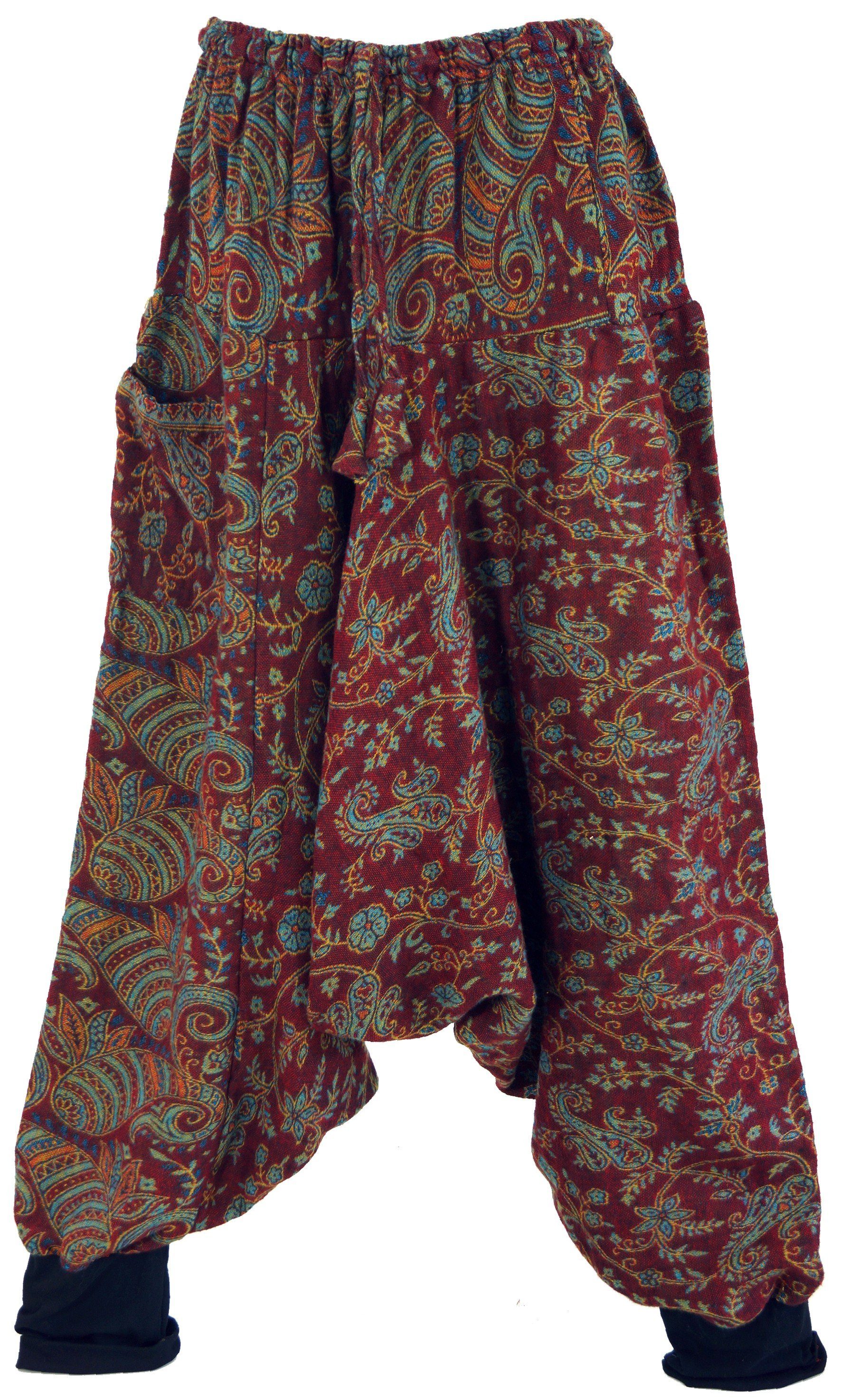 Guru-Shop Relaxhose Flauschige Haremshose, Boho Pluderhose,.. günstig online kaufen