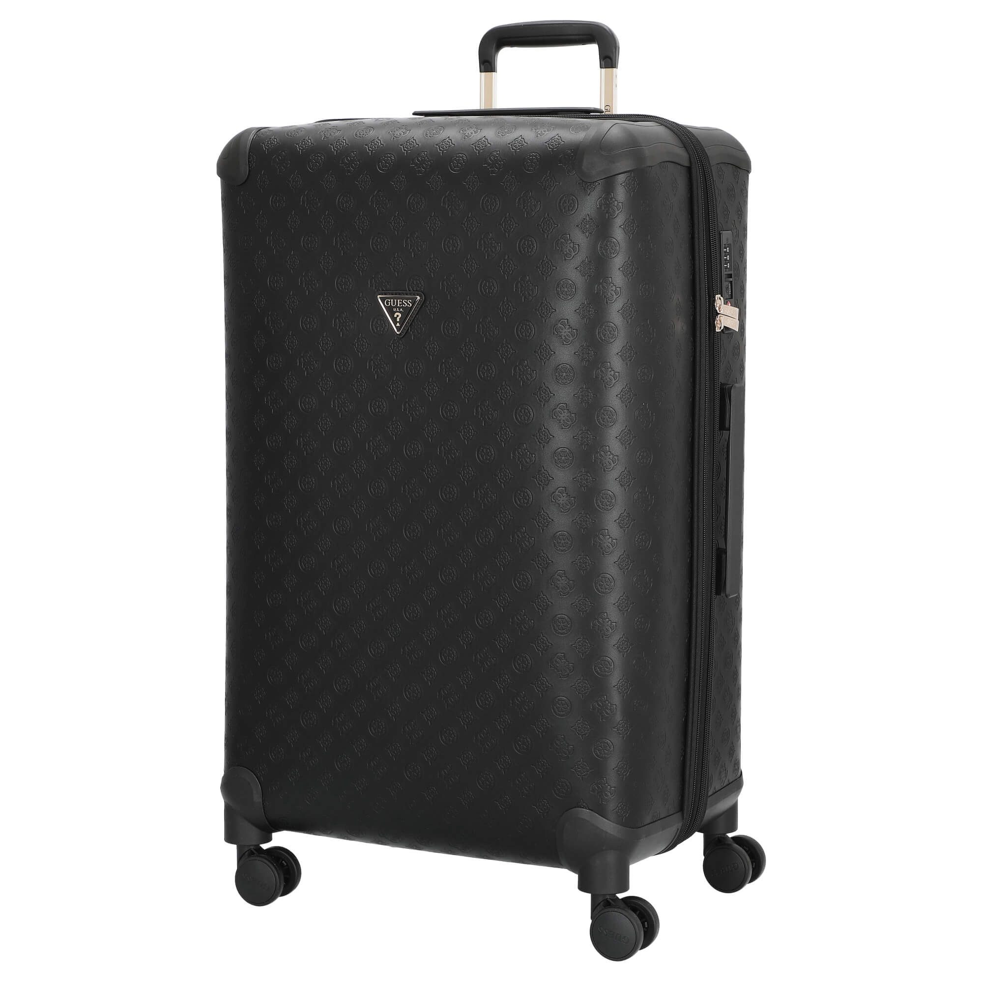 Guess Koffer Wilder 28 IN - 4-Rollen-Trolley L 77 cm erw. (black), 4 Rollen günstig online kaufen