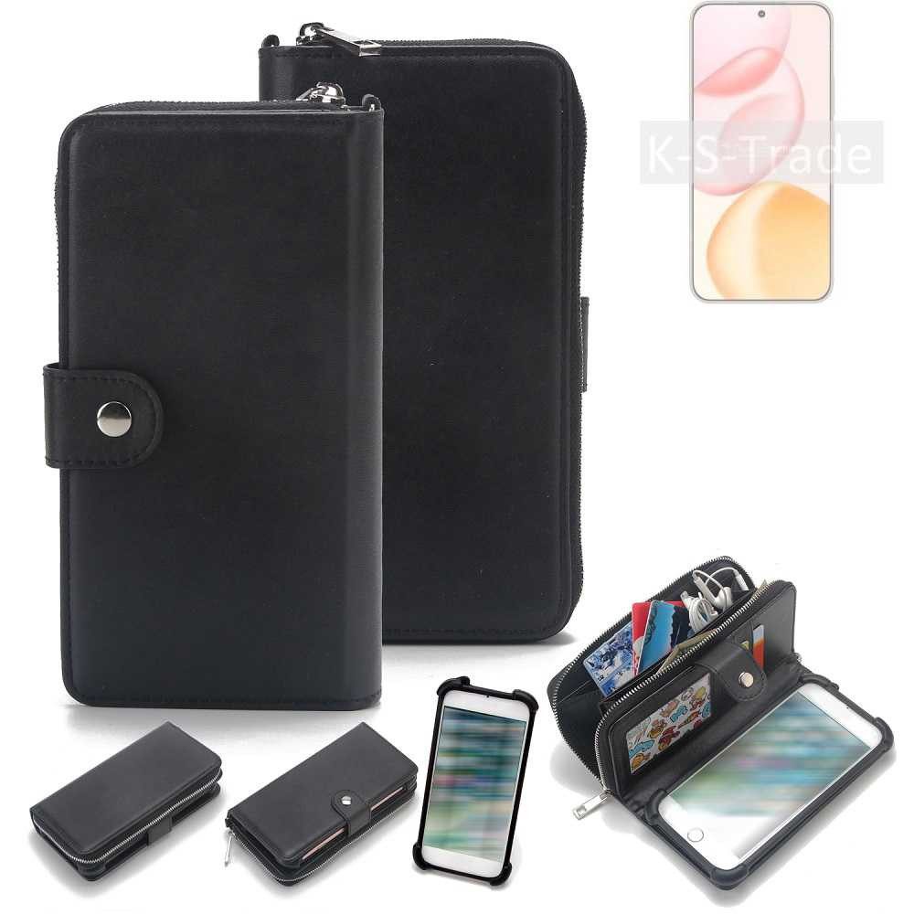 K-S-Trade Handyhülle für Honor 400, 2in1 Handyhülle Schutzhülle & Portemonnee Cover Handy Hülle