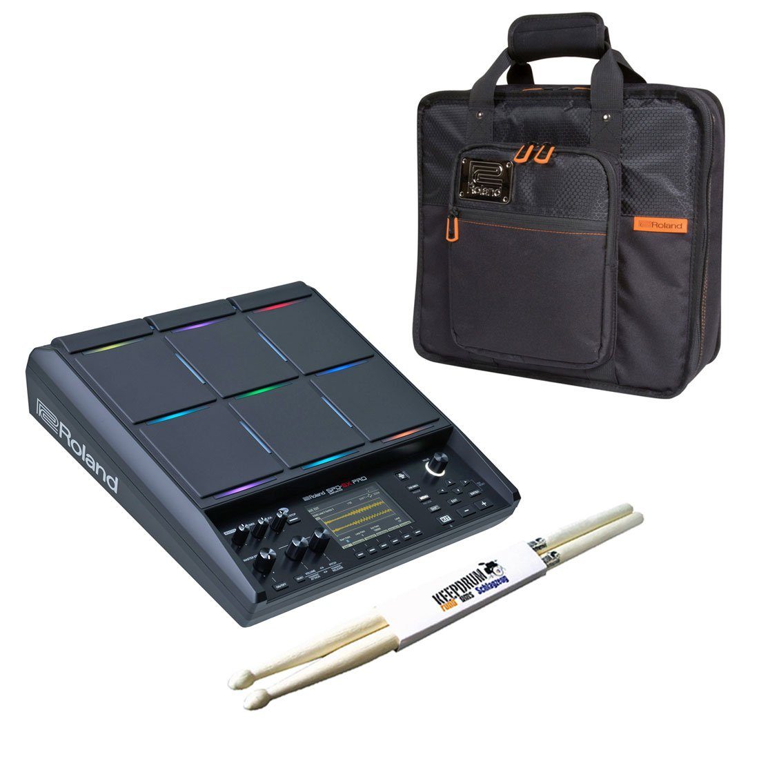 E-Drum Pads Roland SPD-SX PRO Sampling Pad mit Tasche mit Sticks