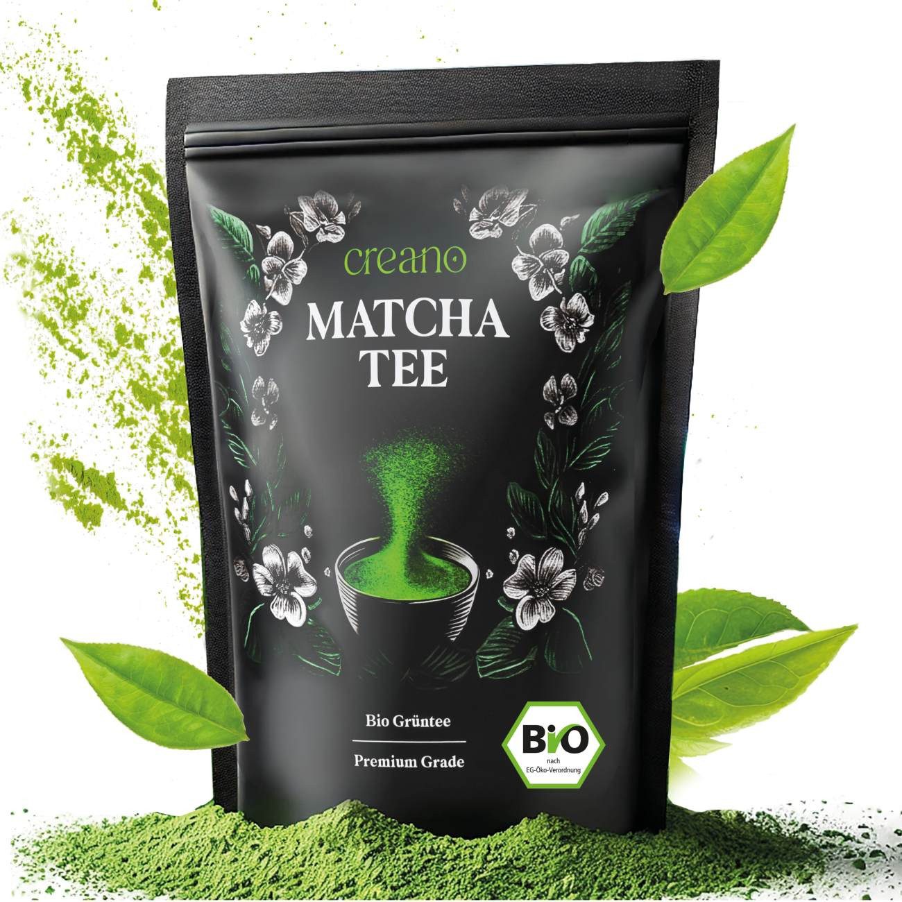 Creano Creano Bio Matcha Tee 100g Pulver, 1 er 1 St., 100 g