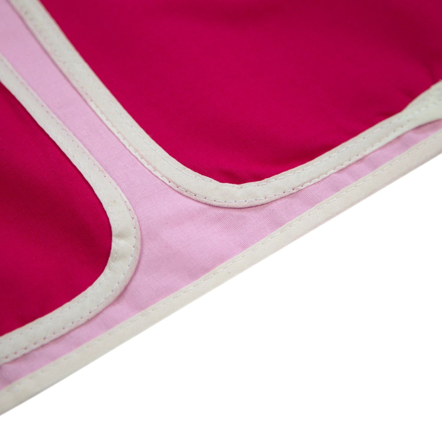 Homestyle4u Hochbett Hochbett Spielbett Kinderbett Rutsche Turm Vorhang pink 90x200 Jugendb