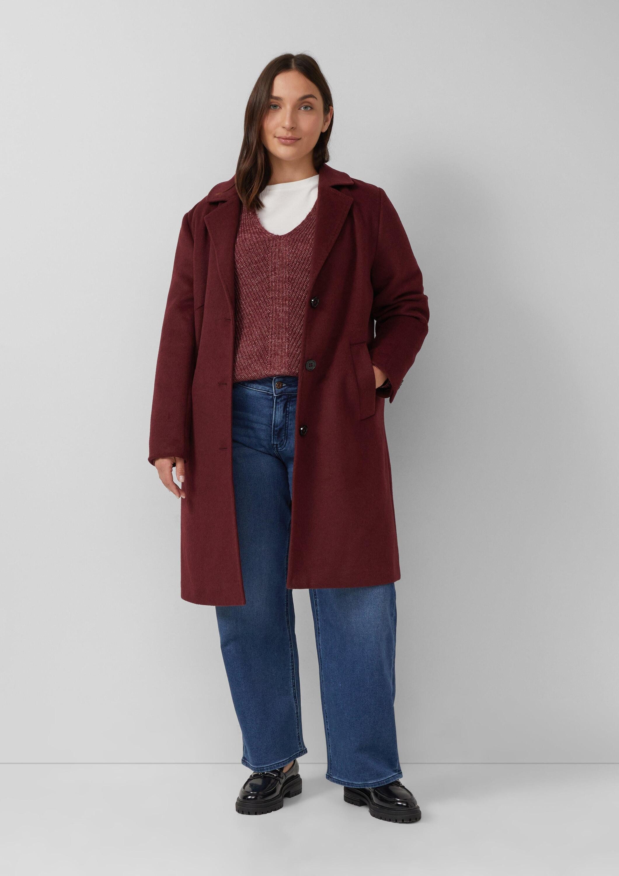 s.Oliver Longpullover Strickpullover Weicher Strickpullover im Relaxed Fit mit V-Ausschnitt
