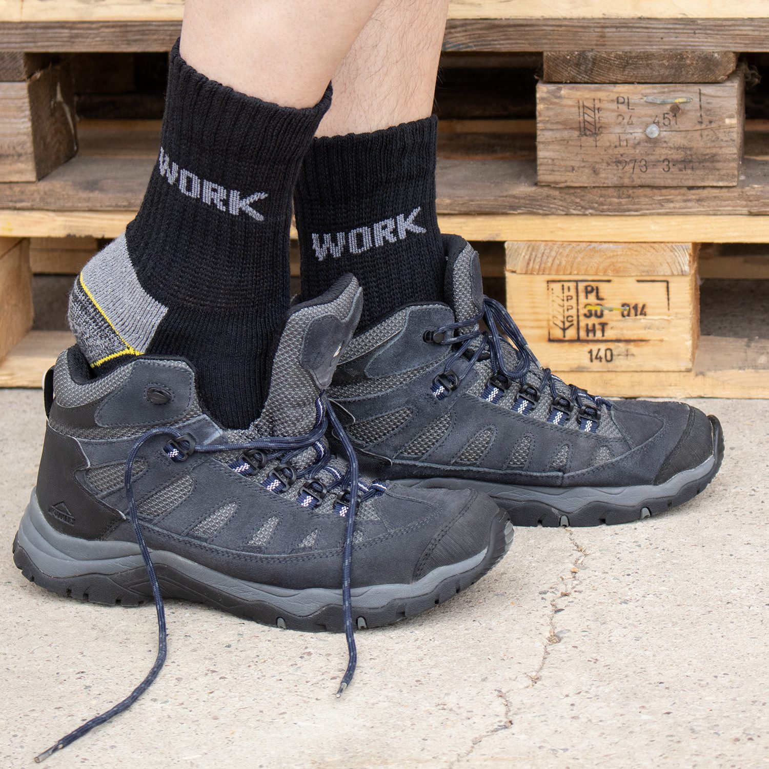 MT Arbeitssocken Herren Arbeits-/Freizeitsocken (6/12 Paar) Robuste Work Socken