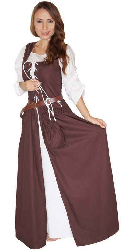 Maylynn Kostüm Mittelalter Kostüm Magd Bäuerin Wirtin Celia Kleid - 100% Baumwolle