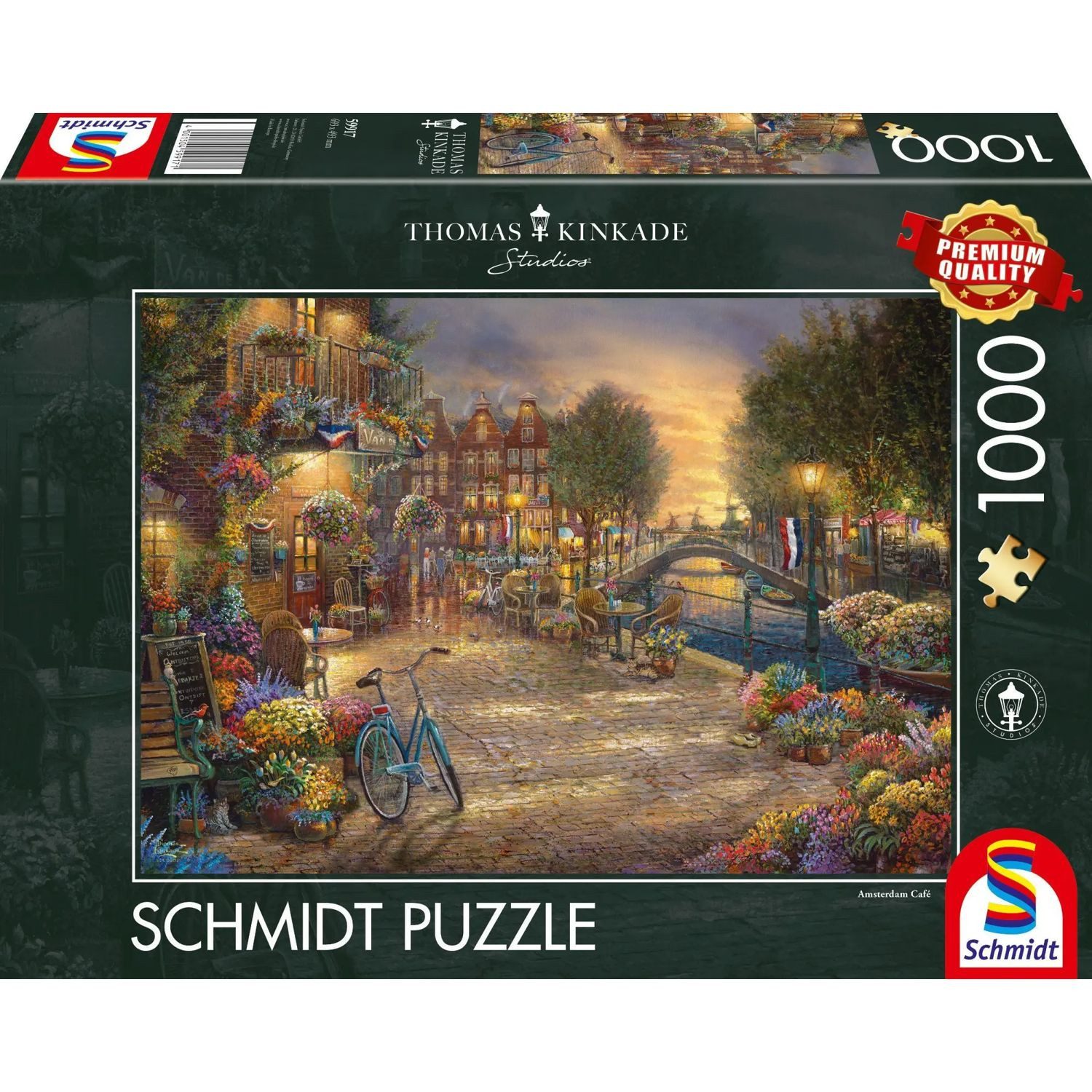 Schmidt Spiele Puzzle Amsterdam Puzzle 1.000 Teile, 1000 Puzzleteile