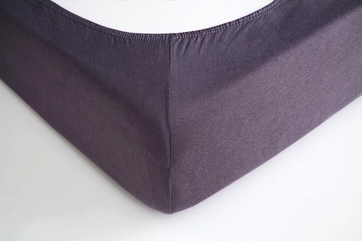 Hometex Premium Textiles Spannbettlaken Exclusive bis 25 cm Steghöhe, Jersey, Gummizug: rundum, 100% Baumwolle, Premium Qualität 160 g/m² – Bild 5 von 5