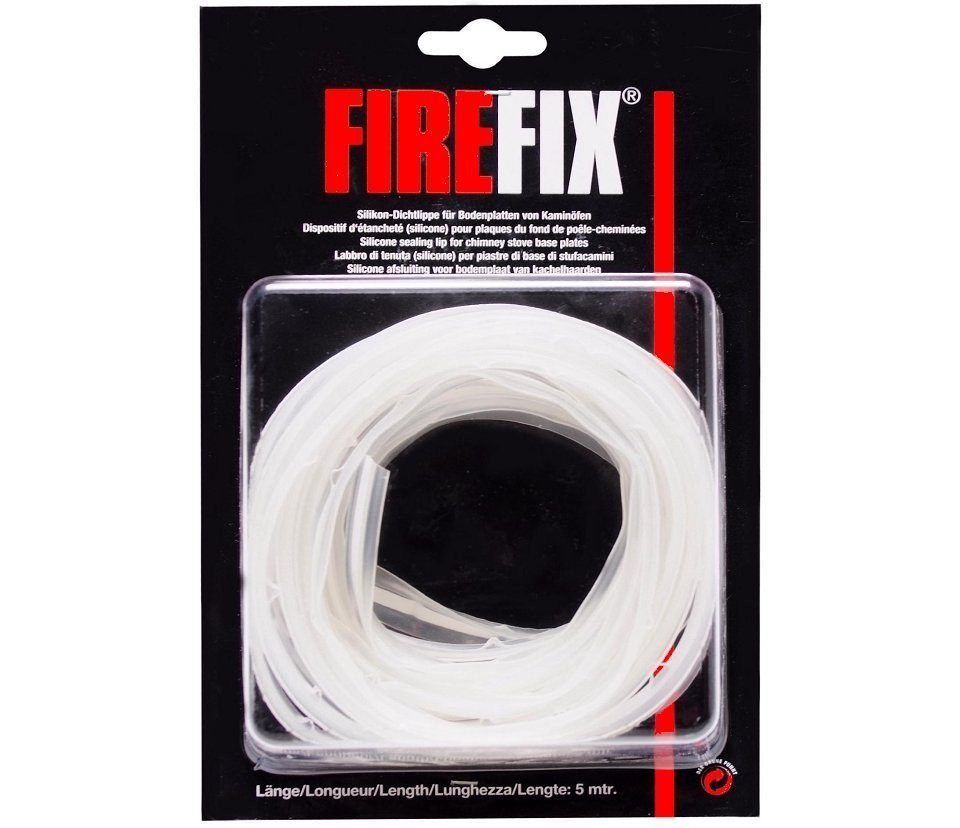 Firefix Backofenrost FireFix Silikon-Dichtlippe 500 cm, transparent, Silikon | Backbleche