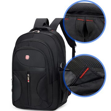 AKKEE Rucksack Rucksack Damen Herren Sport Schulrucksack Freizeit Reise (Wasserdicht Rucksack, 1-tlg., Laptop Rucksack Herren Schulrucksack), Großer Business Notebook Backpack für Arbeit Reisen Männer Jungen