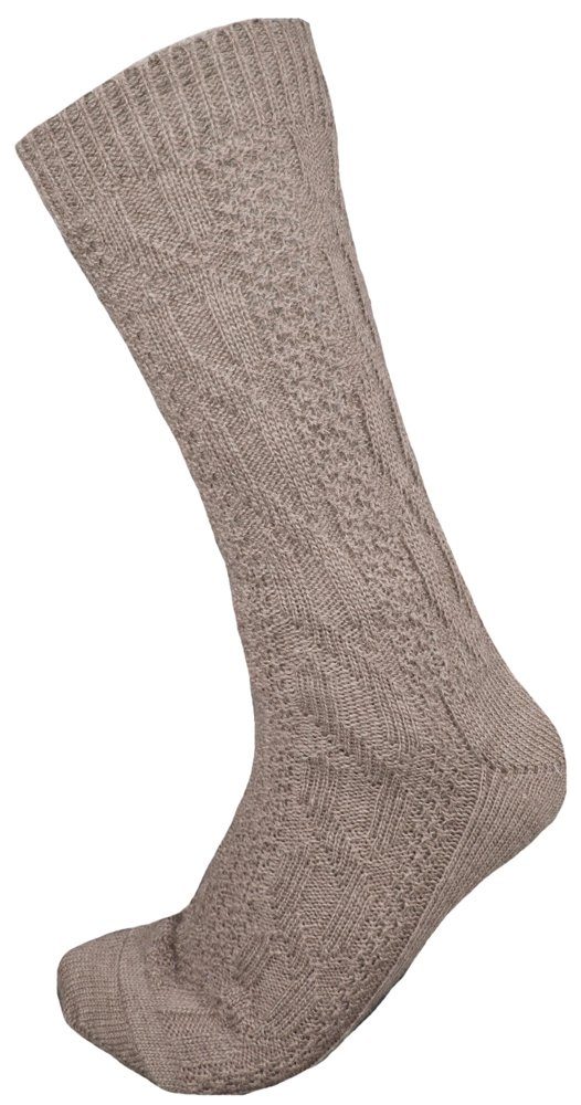 Trachtenland Socken Kurze Trachtensocken Robin - Braun – Bild 2 von 5