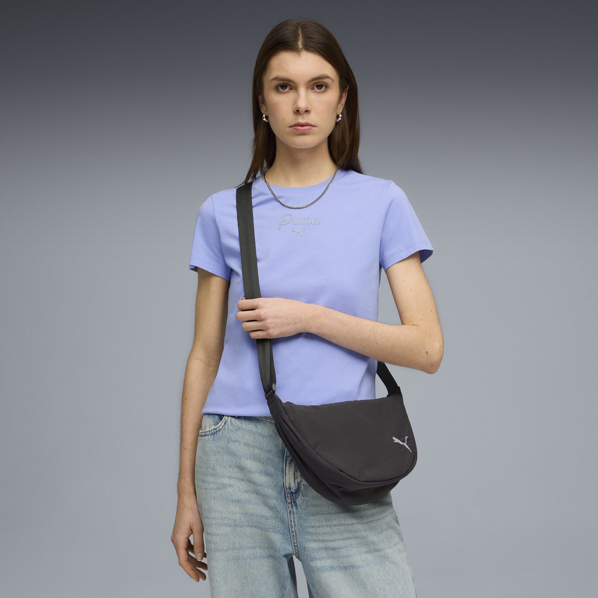 PUMA Handtasche HER 3L Halbrunde Tasche Damen