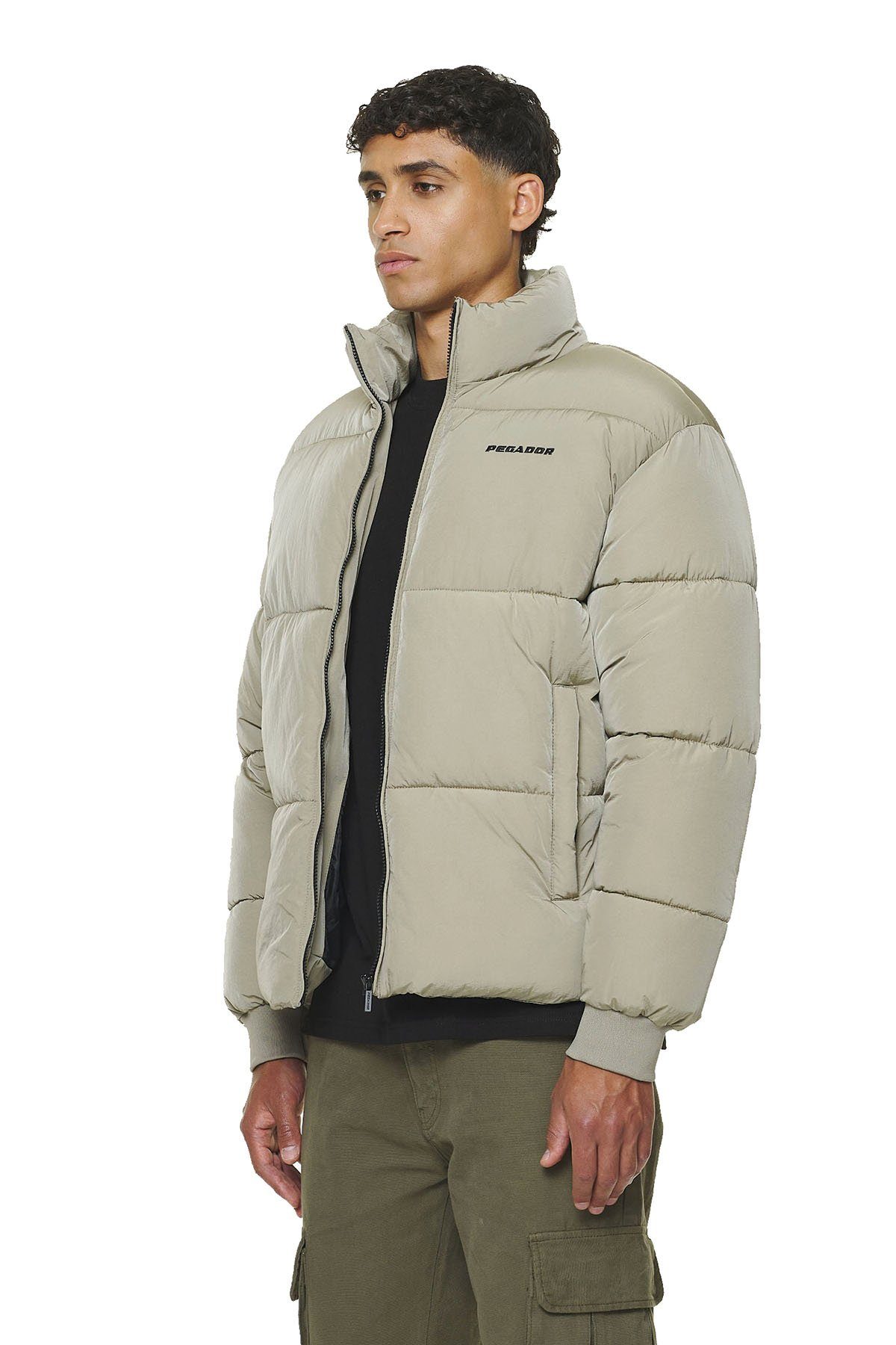PEGADOR Winterjacke Solin Crushed Puffer M (1-St., kein Set)