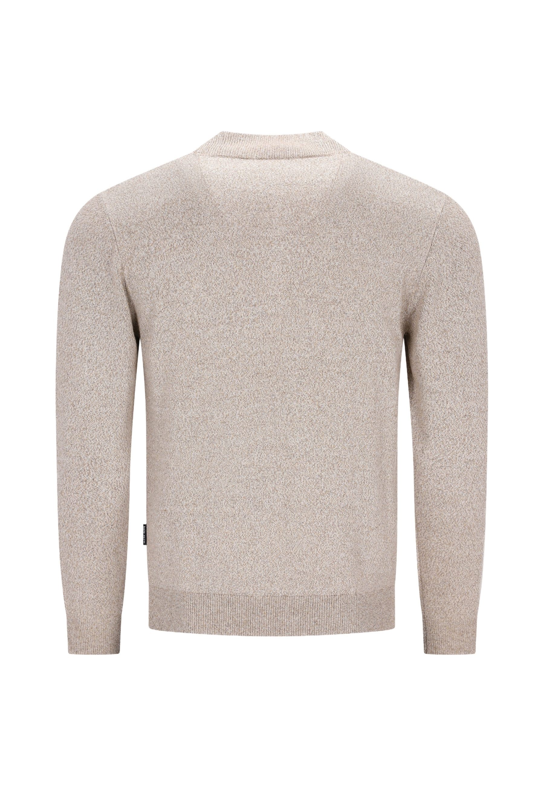 Hajo Troyer Pullover Jaspé Strickpullover Troyer (1-tlg)