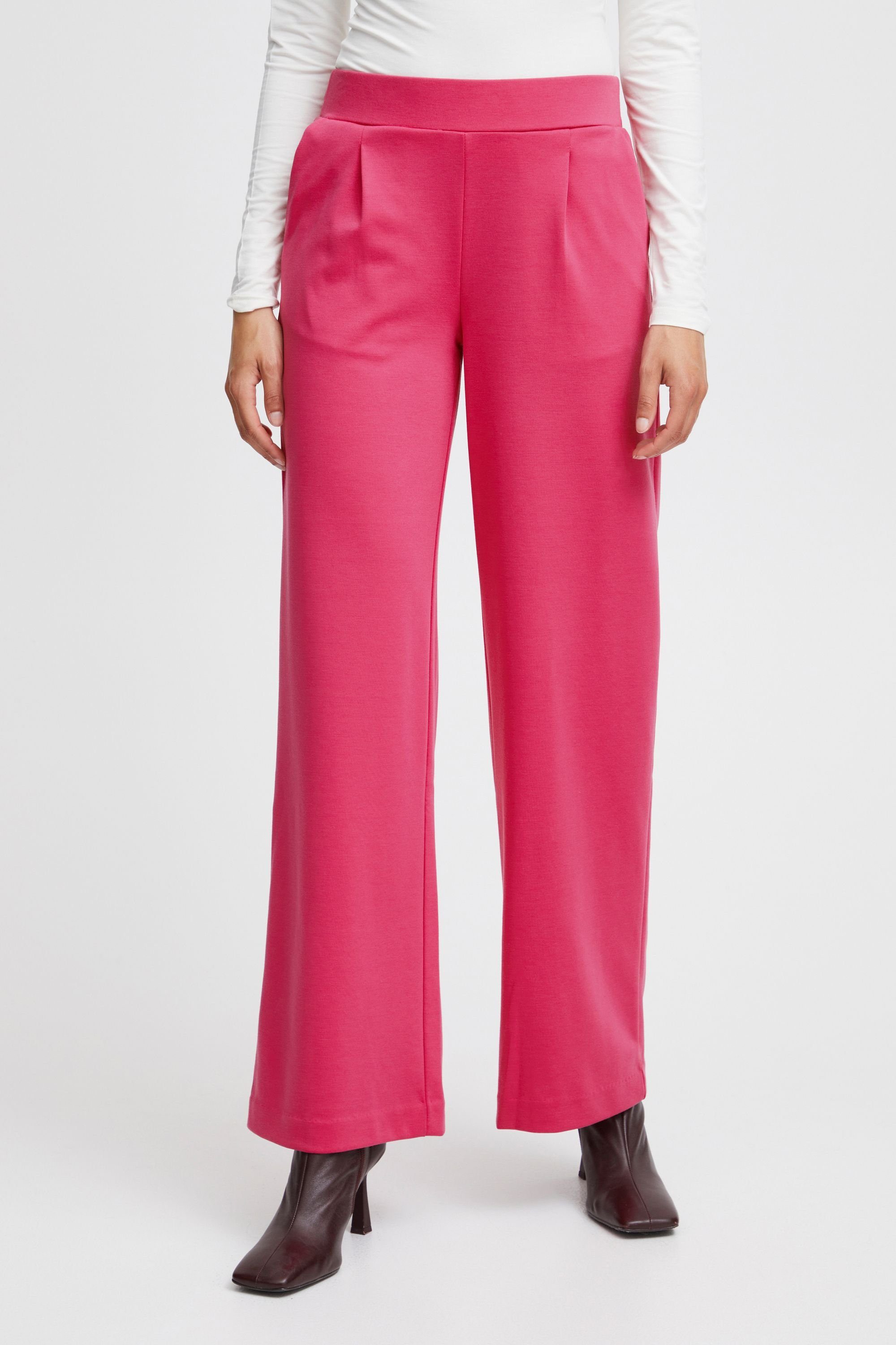 b.young Stoffhose BYRIZETTA 2 WIDE PANTS 2 - 20812847 Very Berry (182336)