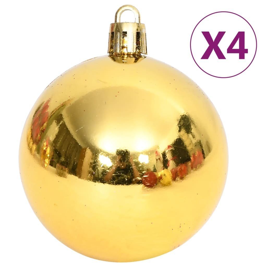 Gold rot vidaXL 108-tlg Christbaumschmuck Weihnachtsbaumkugeln Weihnachtskugel-Set Christbaumkugeln