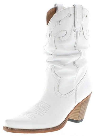 Mayura Boots »NAPPA X Weiss« Cowboystiefel Rahmengenähte Damen Lederstiefel