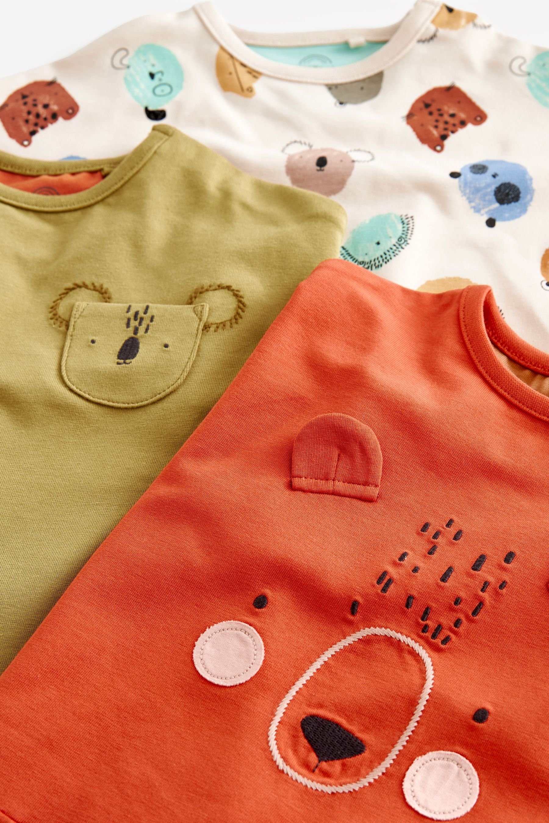 Next Shirt & Leggings 6er-Pack Rust (6-tlg) Brown Leggings und Character Baby T-Shirts